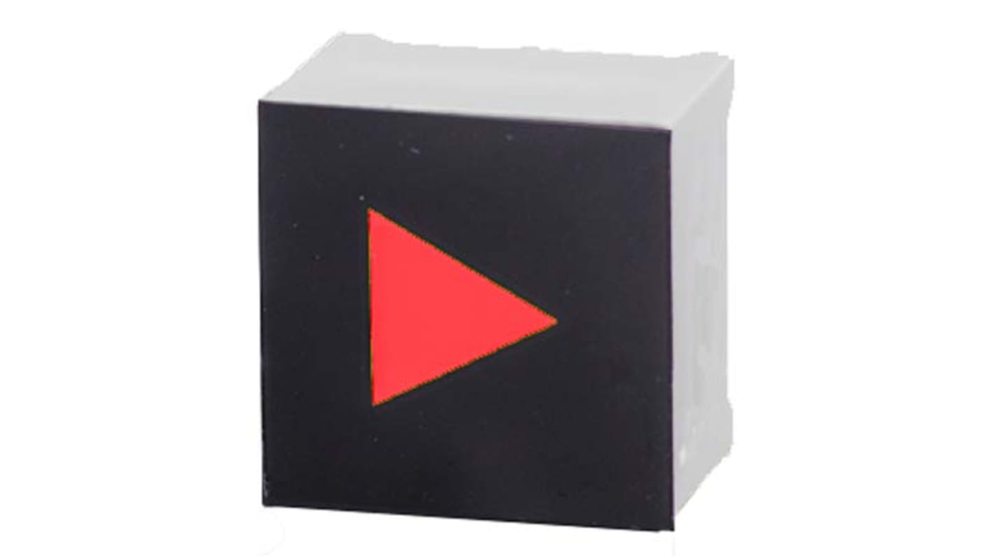 VCC Capacitive Switch,Illuminated, Red