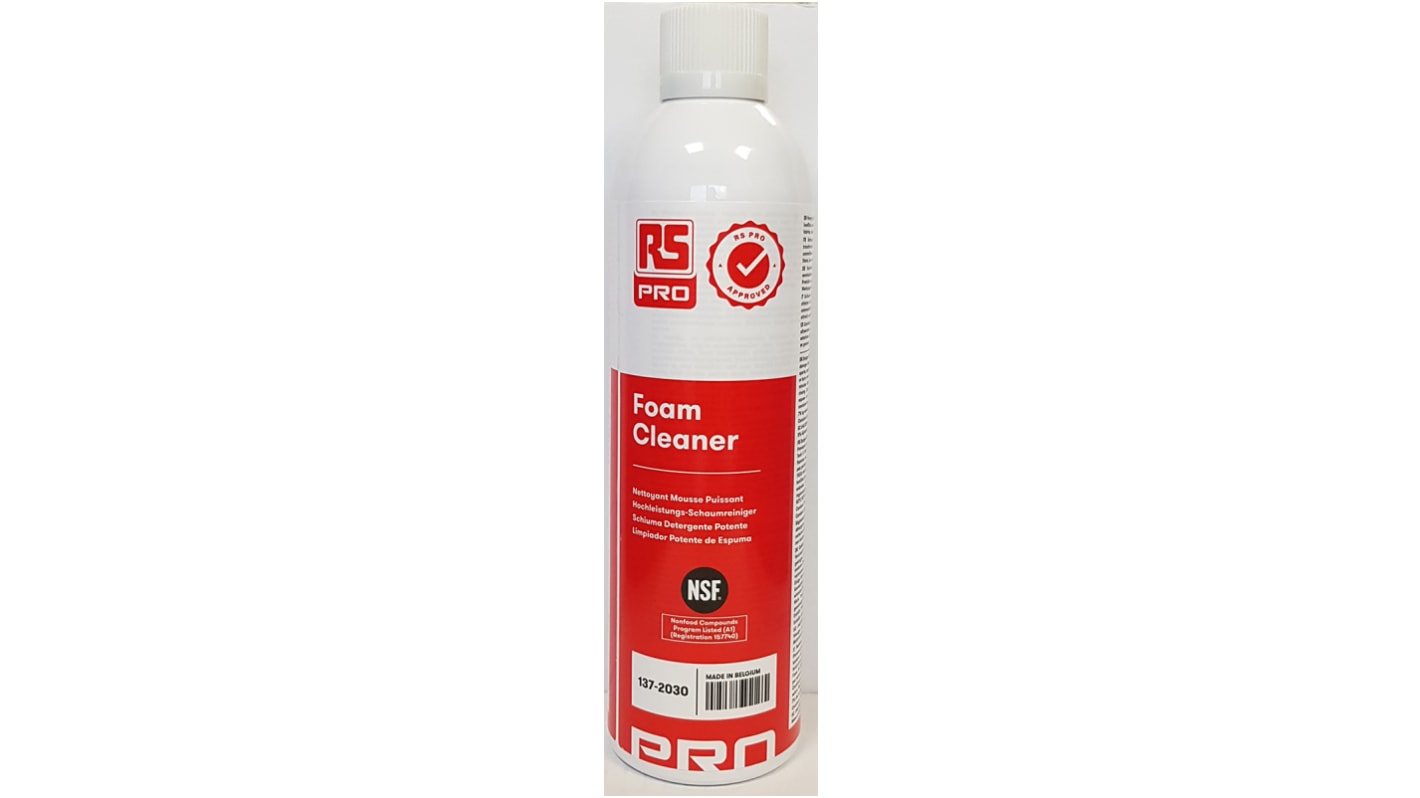 Limpiador en espuma RS PRO, Aerosol de 500 ml, apto para el sector alimentario