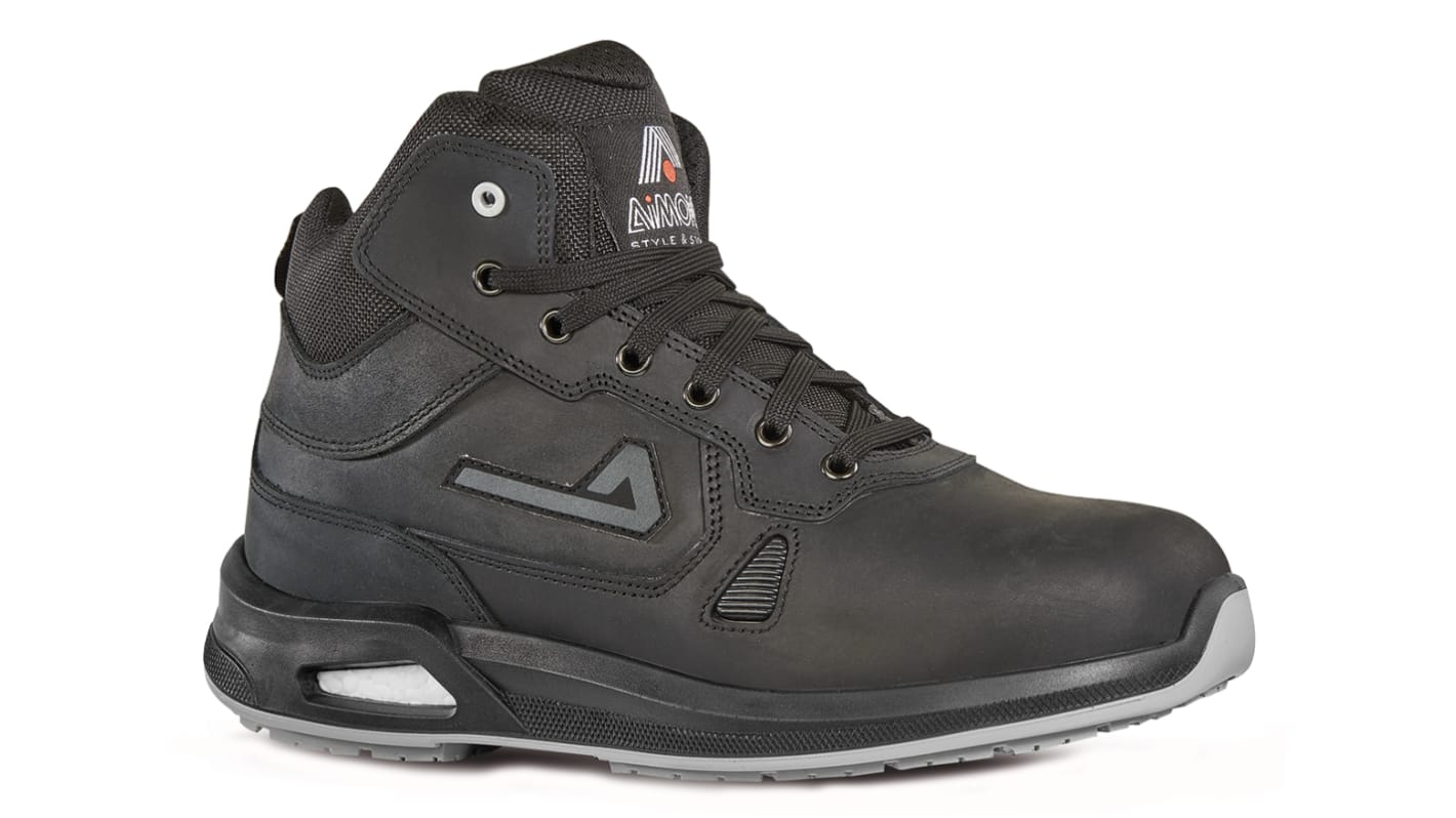 Stivaletti antinfortunistici S3 AIMONT da  Unisex tg. 42, col. Nero, ESD, resistenti all'acqua, con puntale di sicurezza