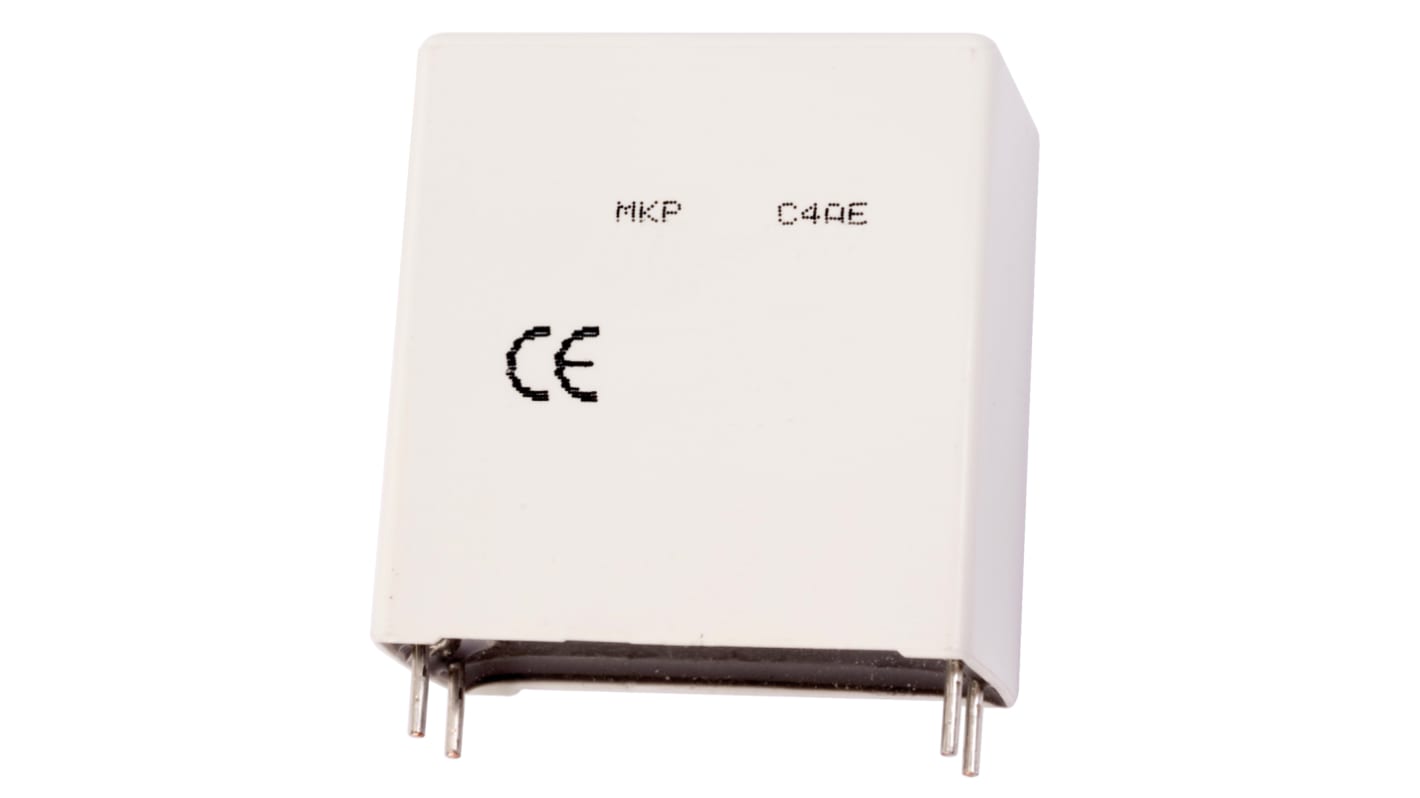 KEMET C4AE Metallised Polypropylene Film Capacitor, 600V dc, ±5%, 40μF, Through Hole