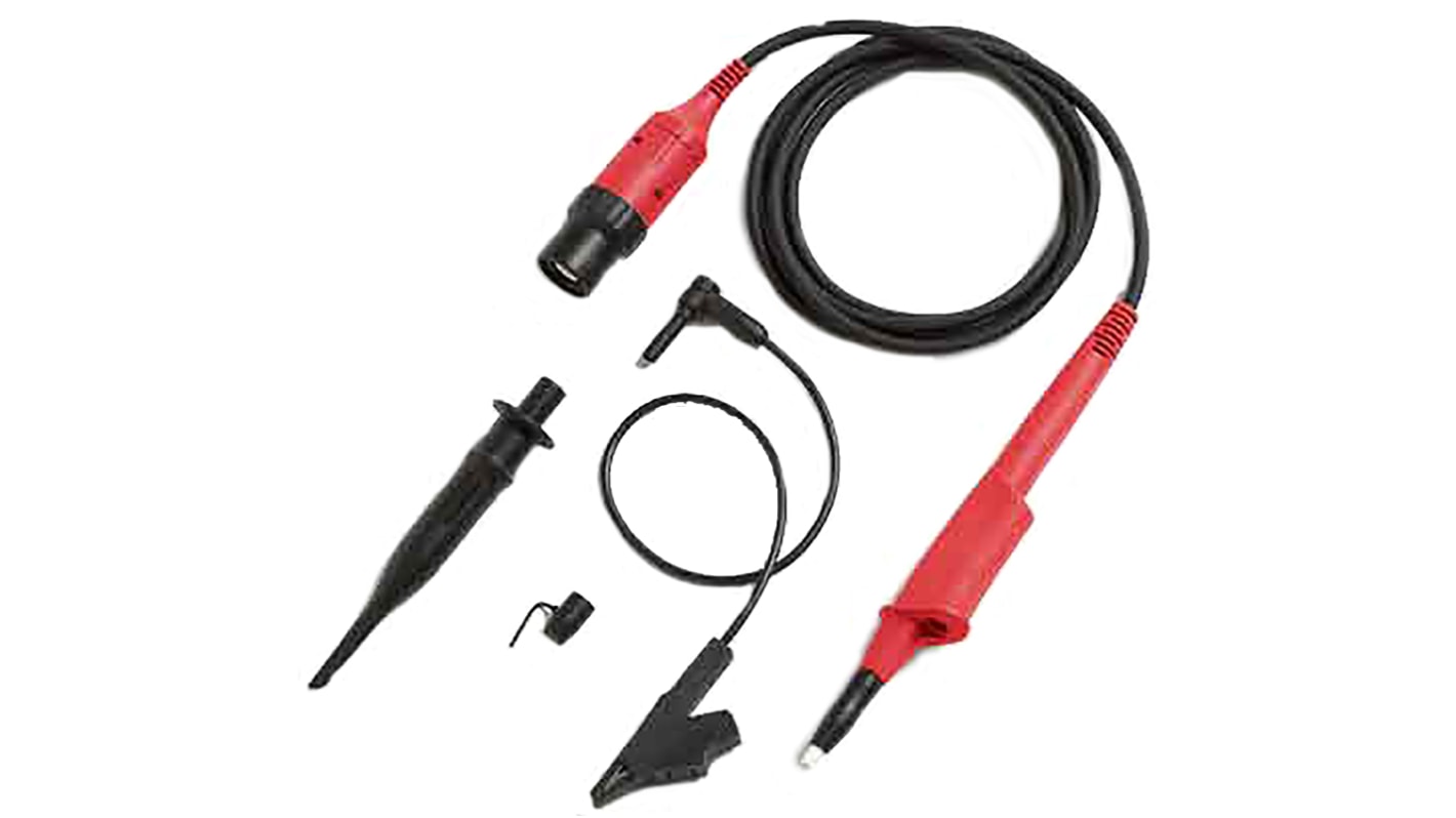 Fluke VPS410 Series VPS410-II-R Oscilloscope Probe, Passive Type, 500MHz, 1:10, Test Lead Connector