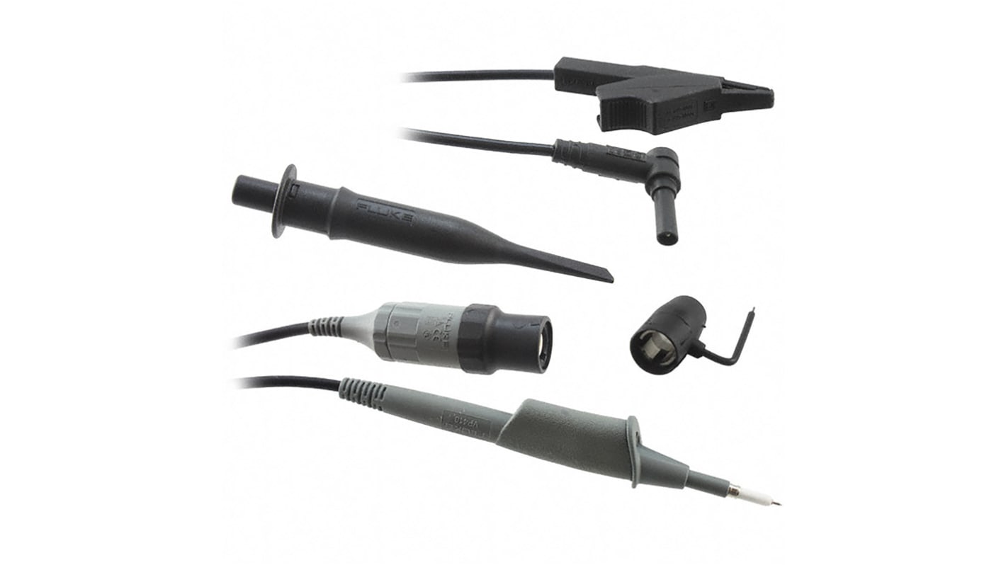 Fluke VPS410 Series VPS410-II-G Oscilloscope Probe, Voltage Type, 500MHz, 1:10, Test Lead Connector