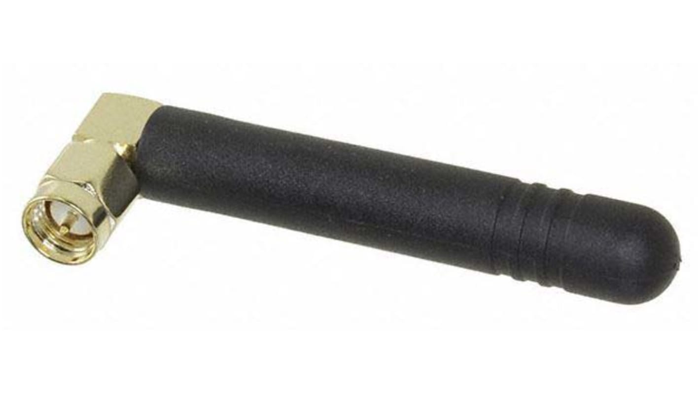 RF Solutions ANT-3GHEL2R-SMA Stubby Omnidirectional Antenna with SMA Connector, 2G (GSM/GPRS), 3G (UTMS)
