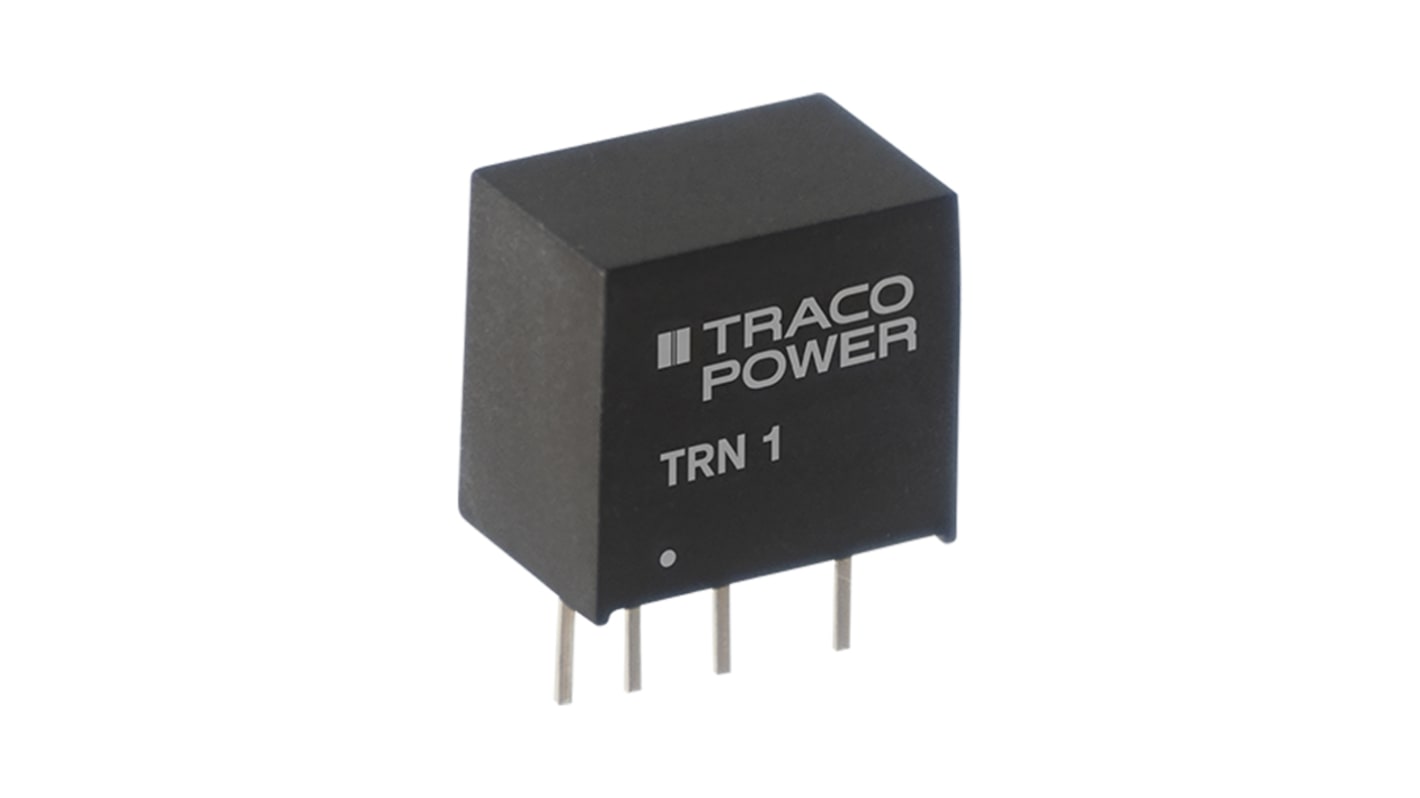 Przetwornica DC-DC, 1W, Uwe 9→ 18 V DC, Uwy 12V dc, Iwy 90mA, TRACOPOWER