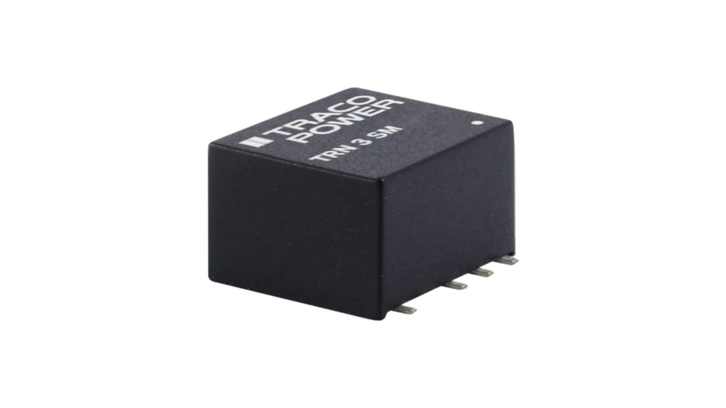 TRACOPOWER TRN 3SM DC/DC-Wandler 3W 9 V dc IN, ±15V dc OUT / ±100mA Oberflächenmontage 1.6kV dc isoliert