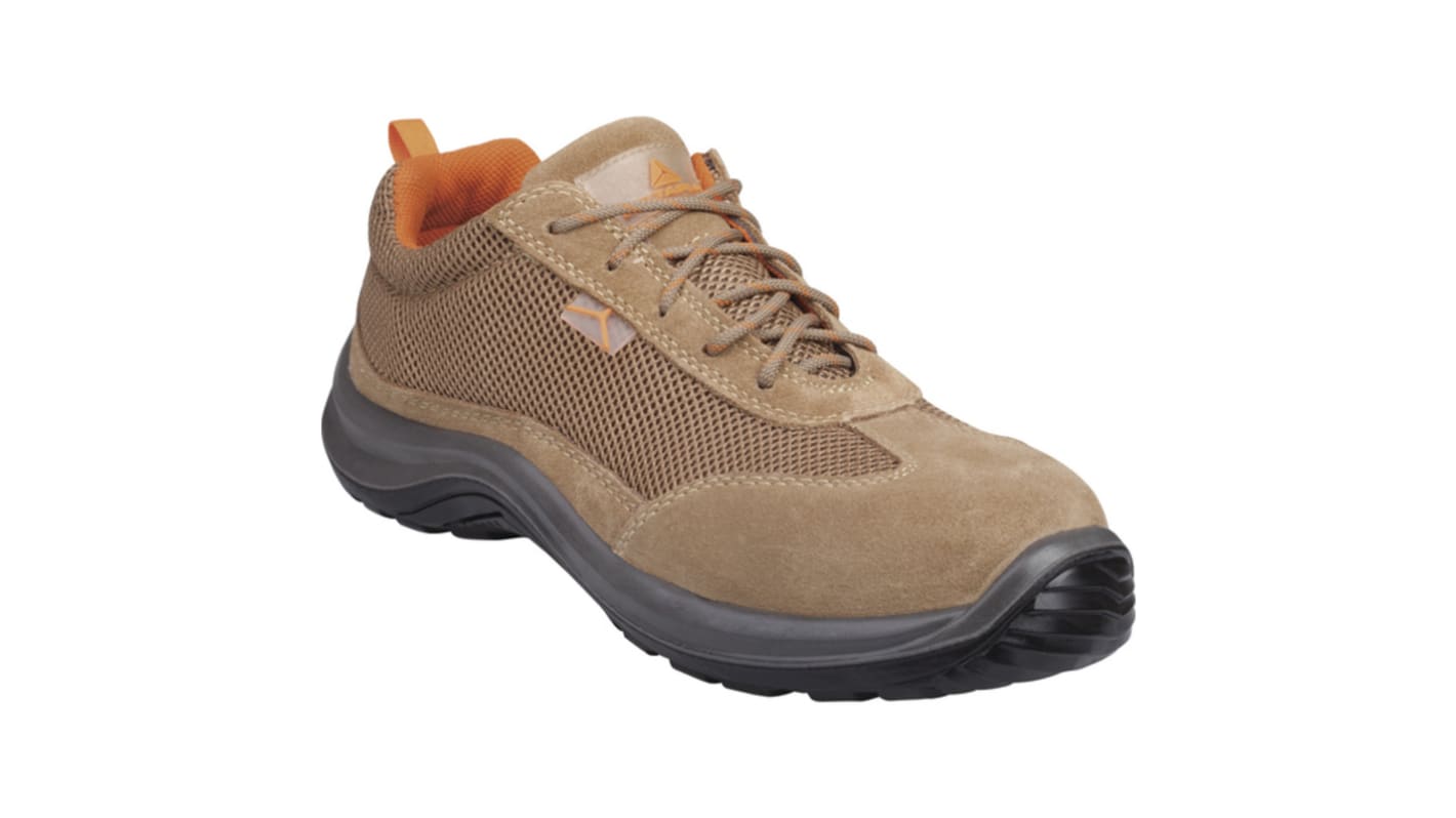 Zapatillas de seguridad Unisex Delta Plus de color Beige, talla 42, S1P SRC