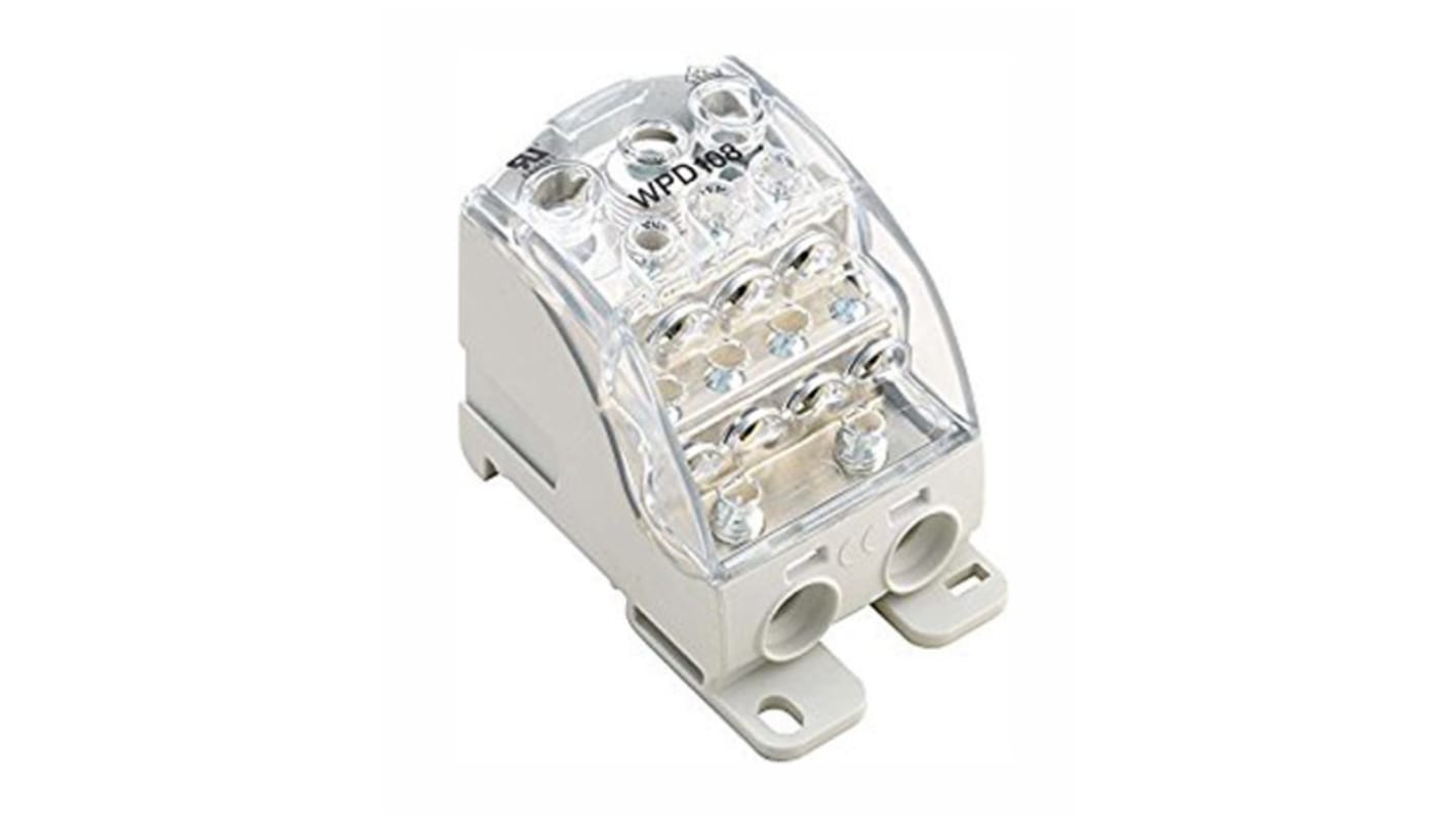 Weidmuller 1562100000 Grey, 16 mm², 25 mm², 35 mm², 120 mm², Screw Termination