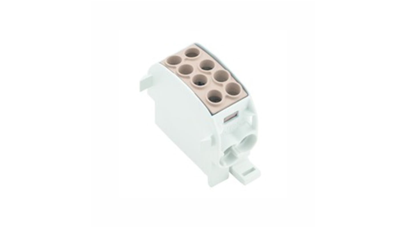 Weidmuller Schraub Verteilerblock 2-polig , 12 → 2 AWG, 202A / 1 kV ac/dc, 600 V, 25 mm², 35 mm², Wemid