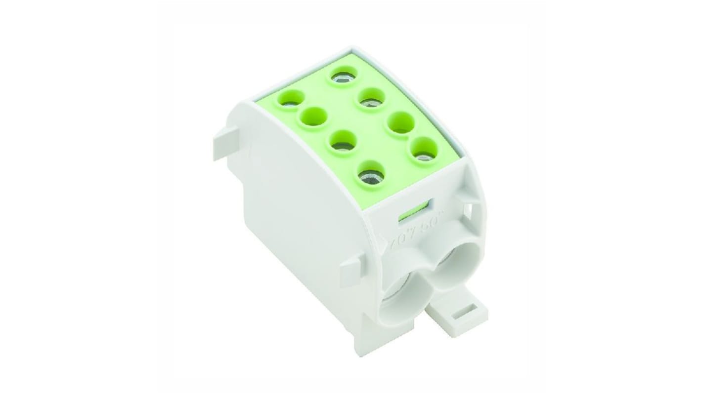 Blocco di distribuzione, Weidmuller, 2 vie 300A, 1 kV c.a./c.c., 600 V