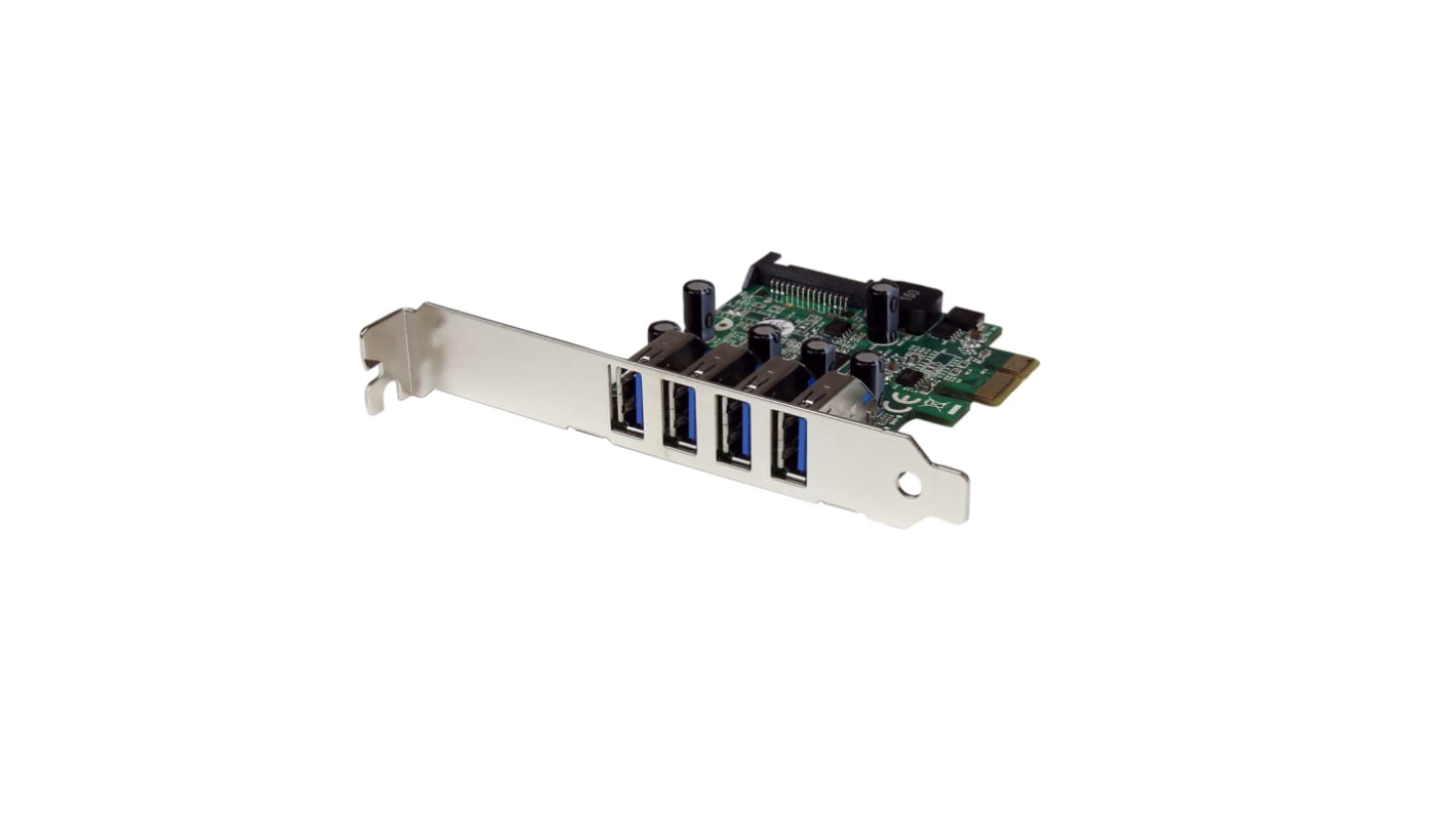 StarTech.com PCIe USB-Karte, PEXUSB3S4V, 4 Port, USB A, USB 3.0