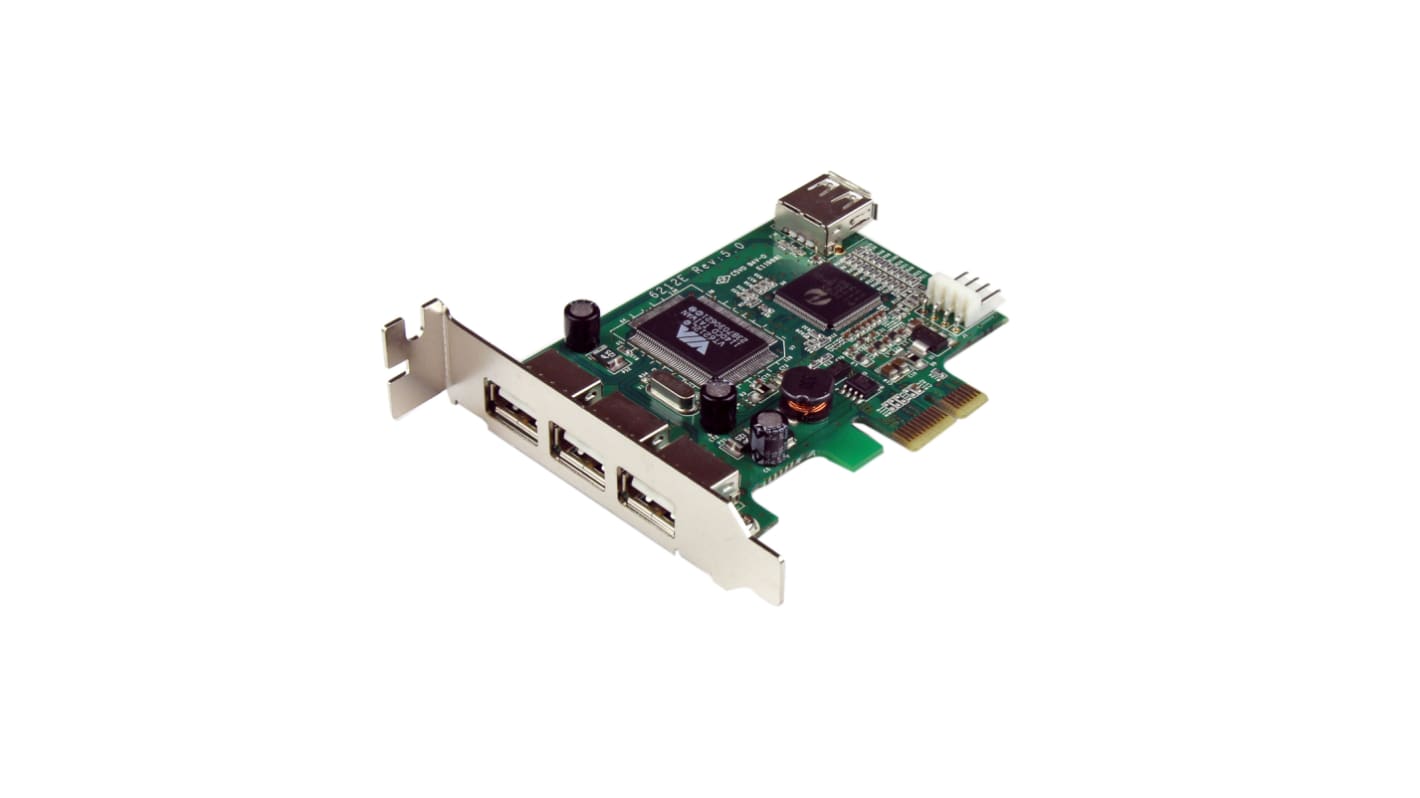 Karta USB, PCIe, l. portów: 4, typ: USB A, standard: USB 2.0
