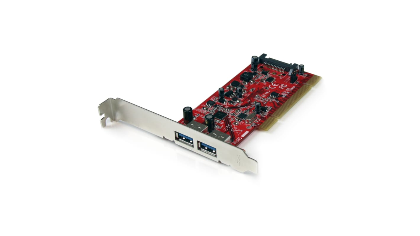 Karta USB, PCI, l. portów: 2, typ: USB A, standard: USB 3.0