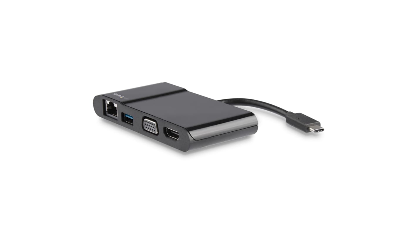 Stacja dokująca, magistrala: USB-C, 3840 x 2160, USB: 1, typ: USB A, USB C, standard: USB 3.0