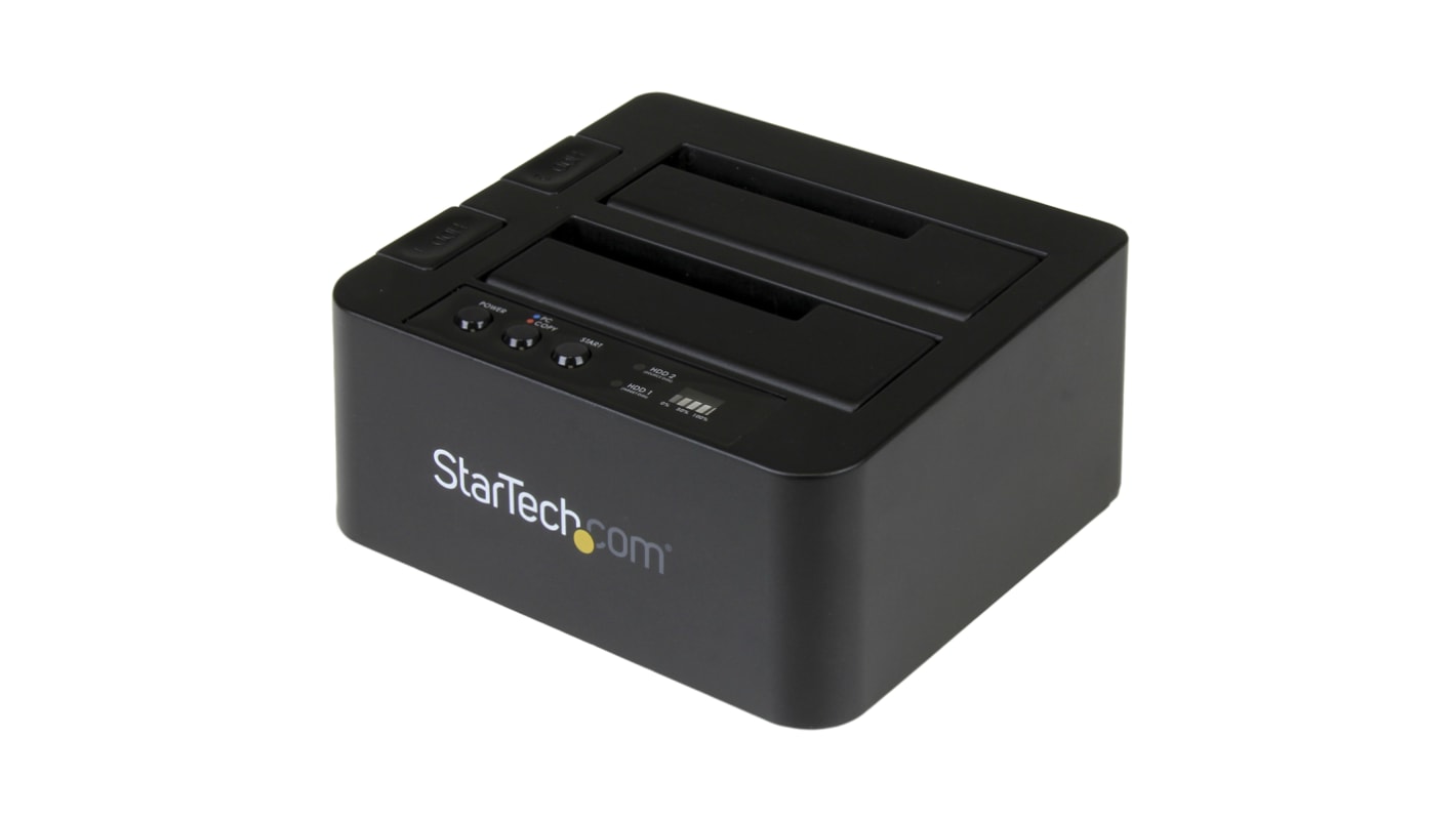 StarTech.com 2 port 2.5 in, 3.5 in Hard Drive Duplicator