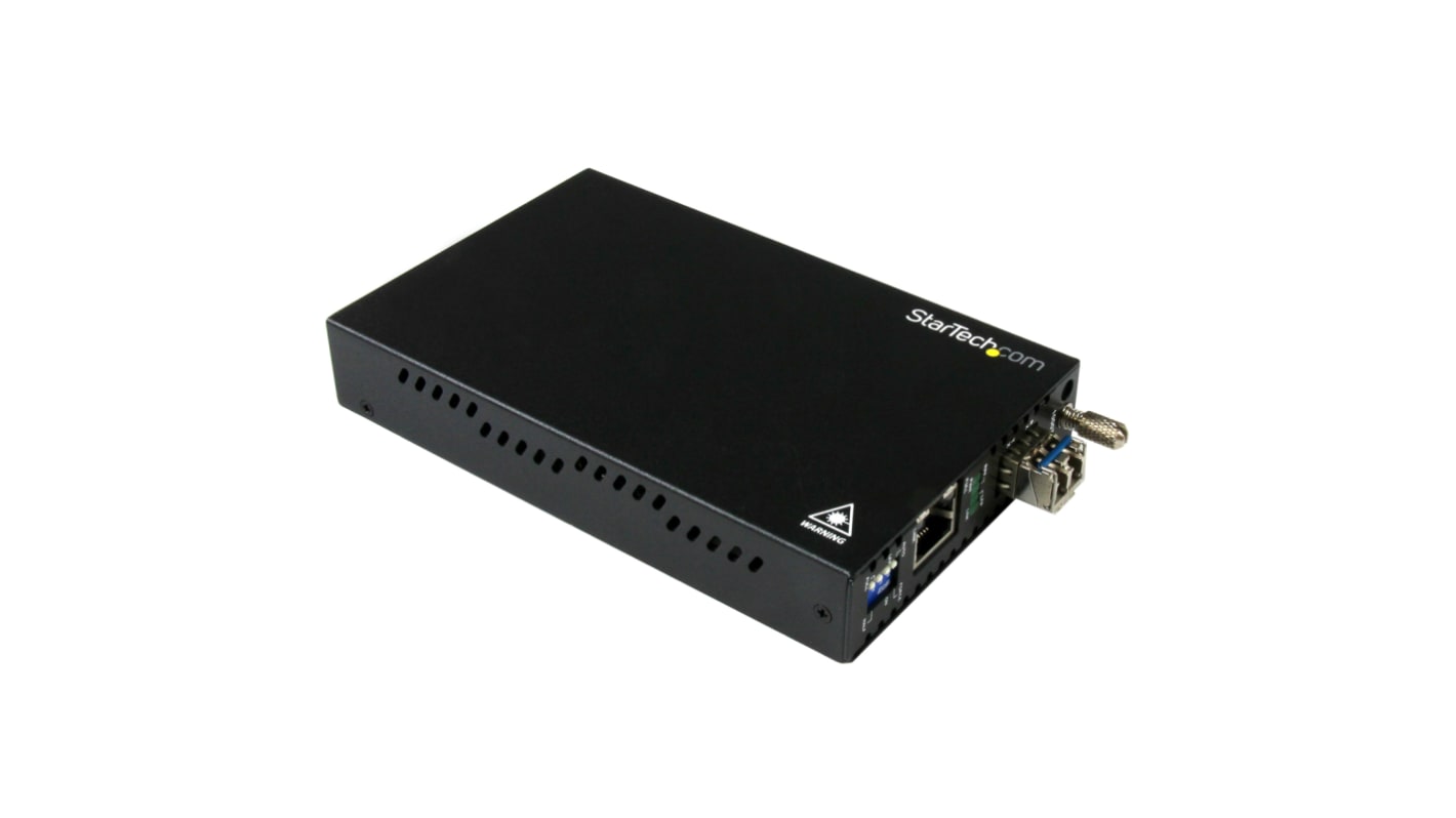 StarTech.com LC, RJ45 Media Converter, Single Mode, 10/100/1000Mbit/s, Half/Full Duplex 10km