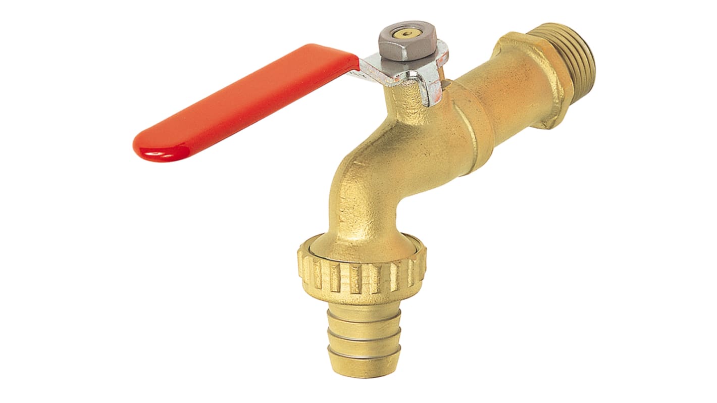 Sferaco Brush Plated Brass Lever Bib Tap, 1/2in