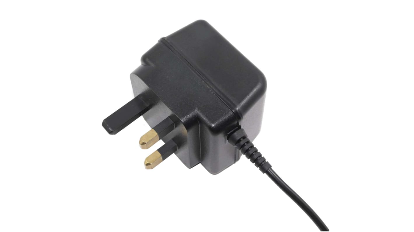 RS PRO 3W Plug-In AC/DC Adapter 12V dc Output, 250mA Output