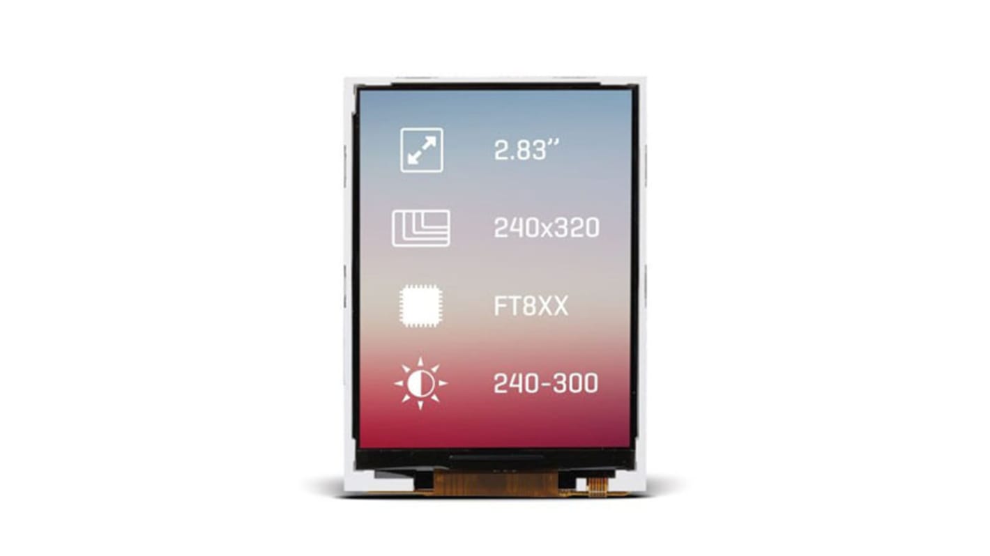 MikroElektronika MIKROE-2156 TFT LCD Colour Display, 2.83in, 240 x 320pixels