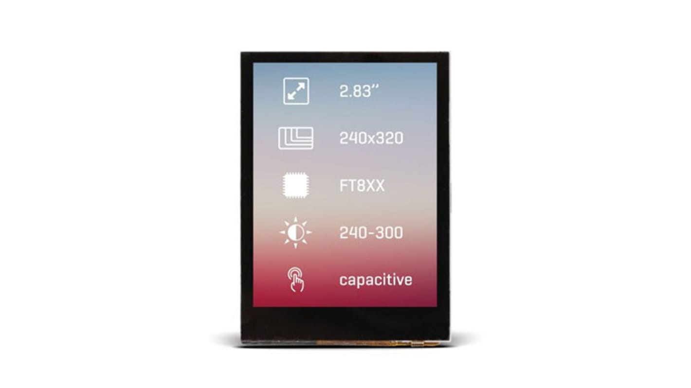 MikroElektronika MIKROE-2158 TFT LCD Colour Display / Touch Screen, 2.83in, 240 x 320pixels