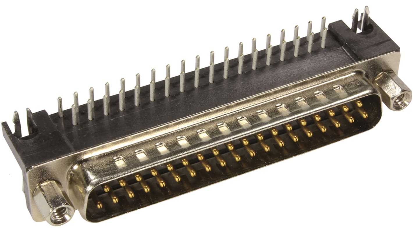 HARTING DB15针标准D-Sub公插, 直角, THT安装, 焊接端接, 6.5A, D-Sub系列