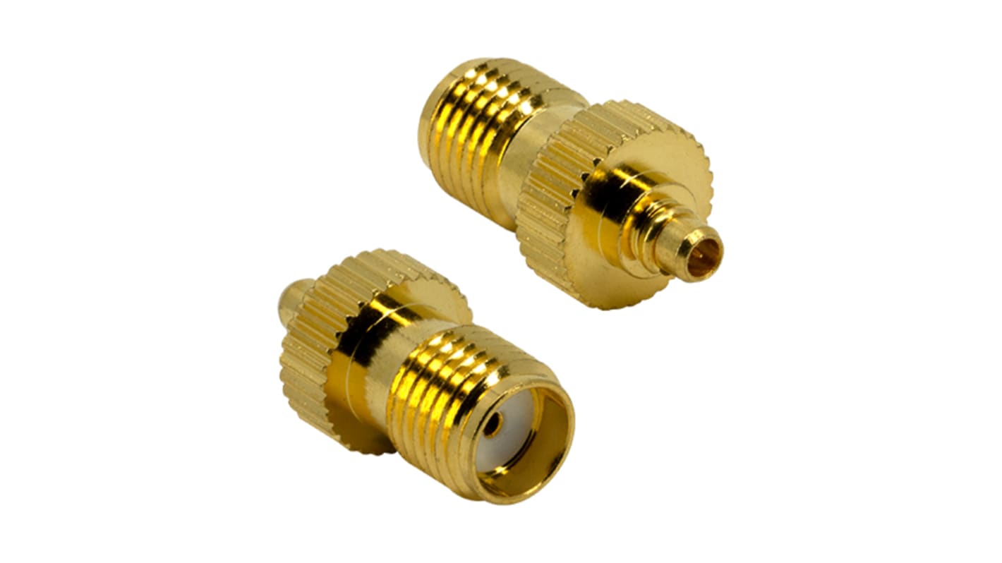 Siretta Straight 50Ω RF Adapter MMCX Plug to SMA Socket 0 → 6GHz