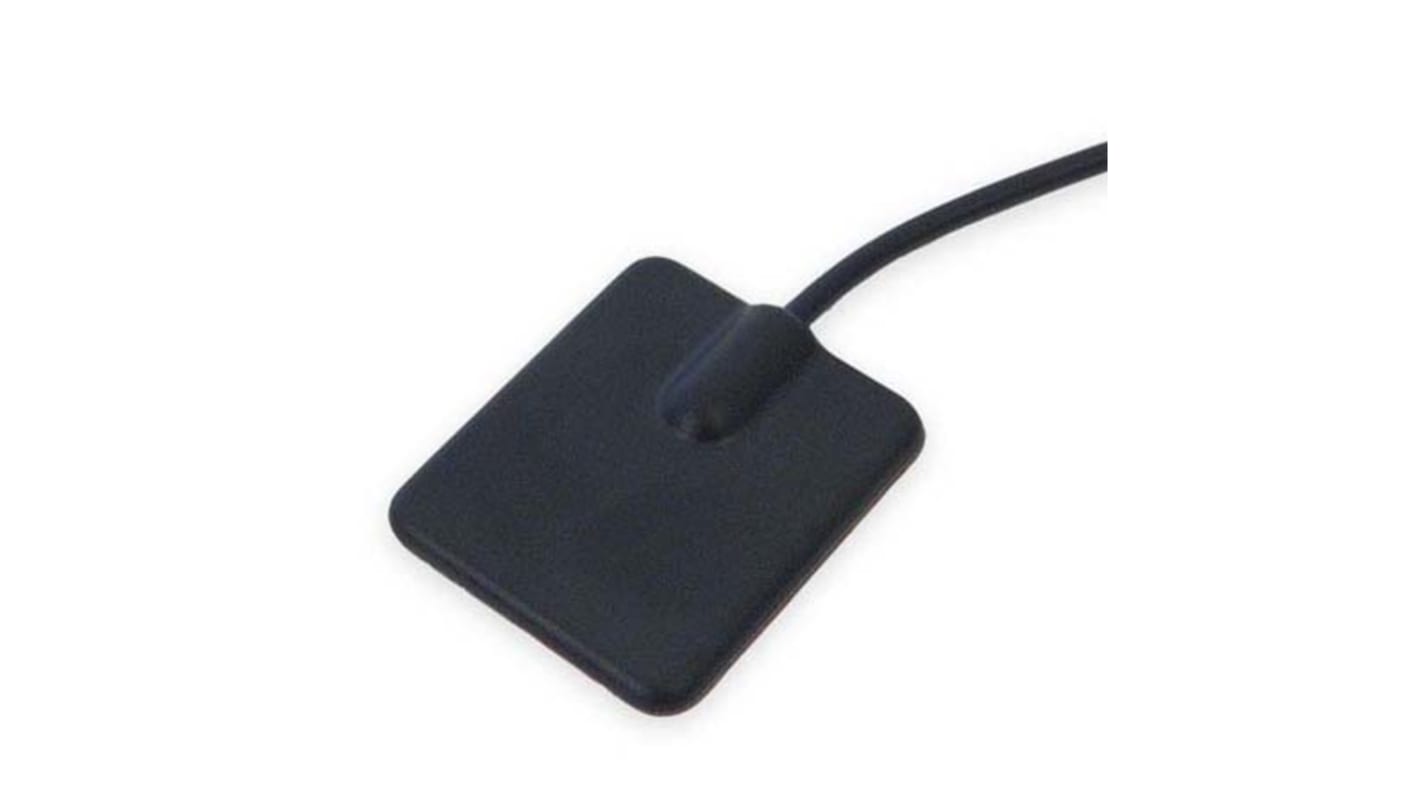 Siretta ALPHA14/0.5M/SMAM/S/S/26 Square Multiband Antenna with SMA Connector, 2G (GSM/GPRS), 3G (UTMS), 4G (LTE), ISM