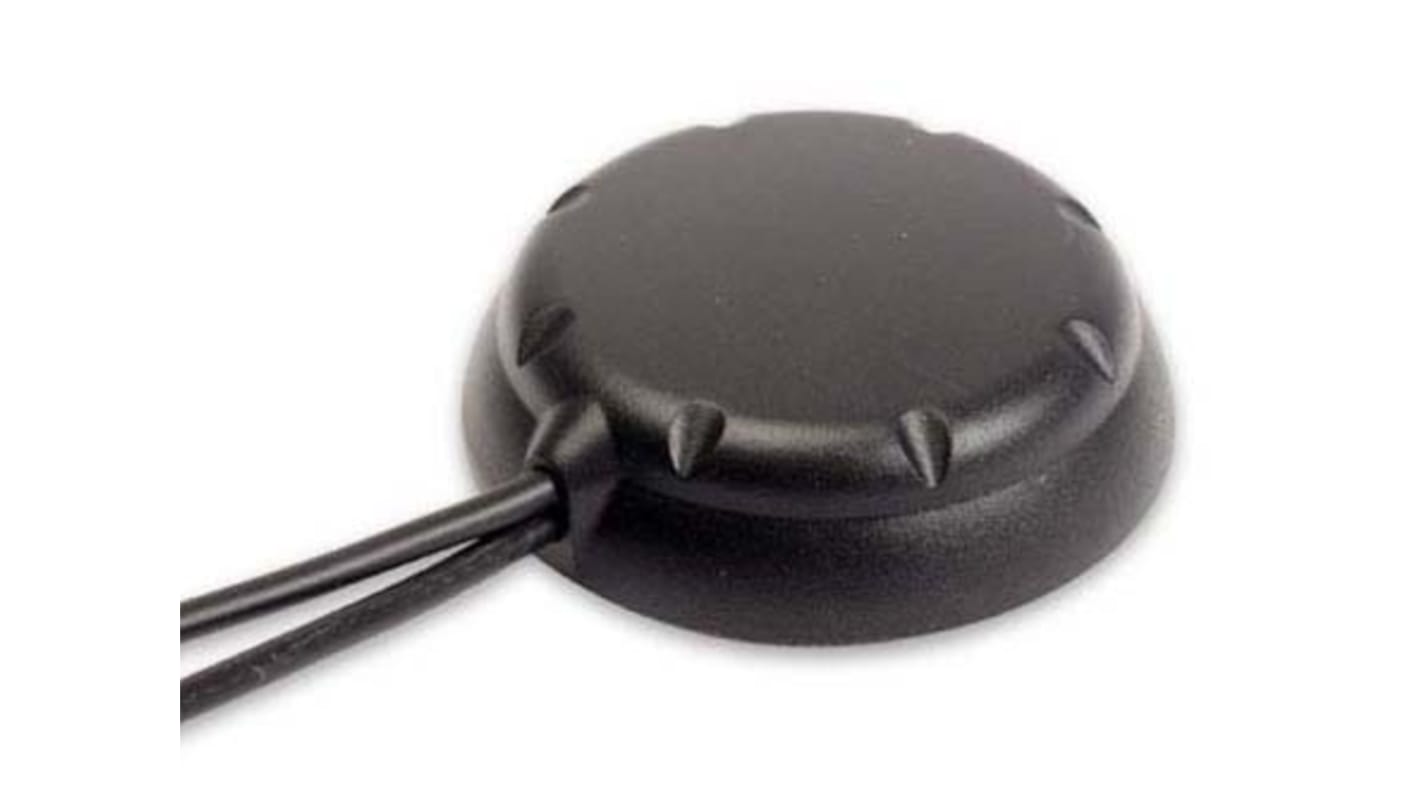 Omnidirezionale Antenna multibanda Siretta ALPHA7/3M/FMEF/SMAM/S/S/11 Adesivo Disco, Interno FME, SMA Femmina 0.14dBi
