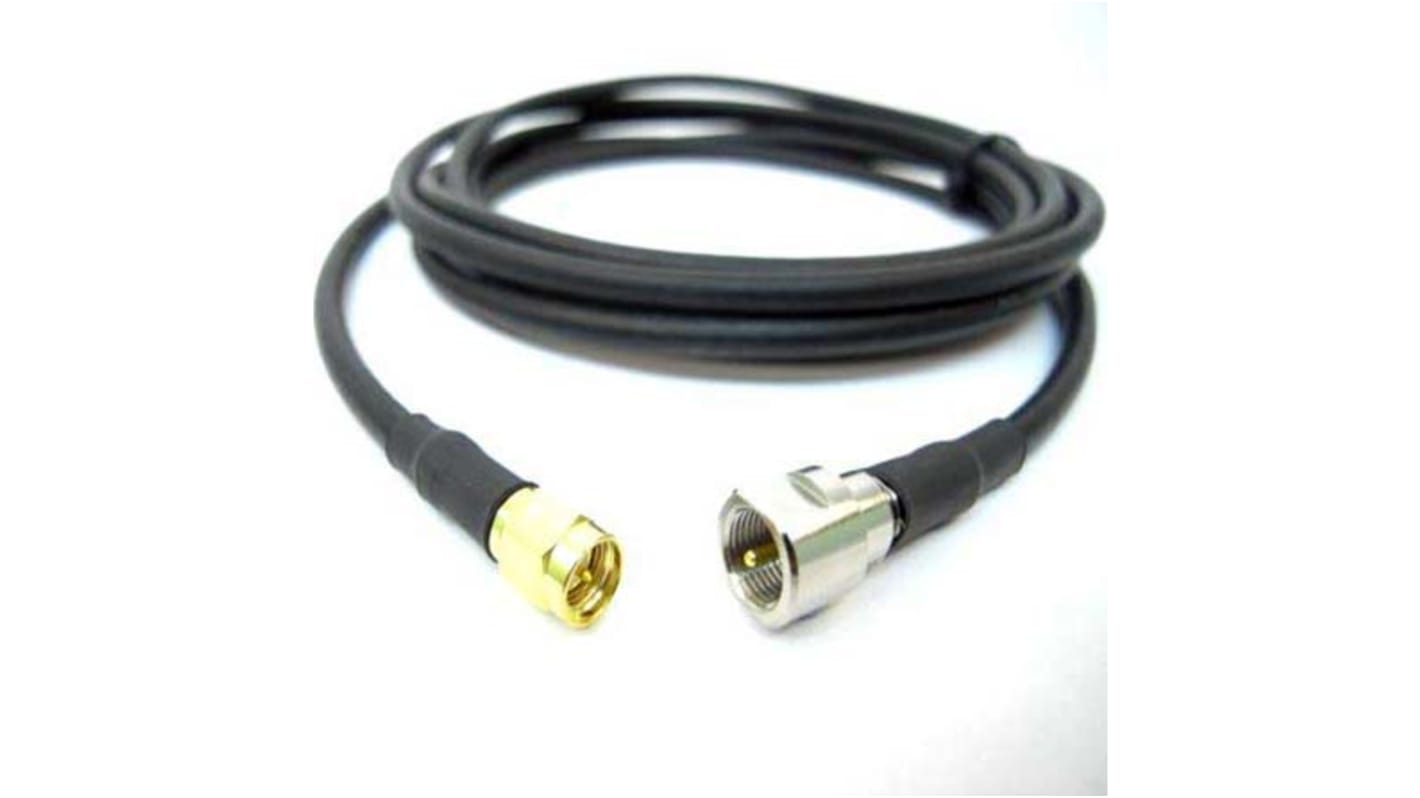 Siretta ASM Series Male SMA to Male FME, 3m, LLC200A Coaxial, Terminated50 Ω