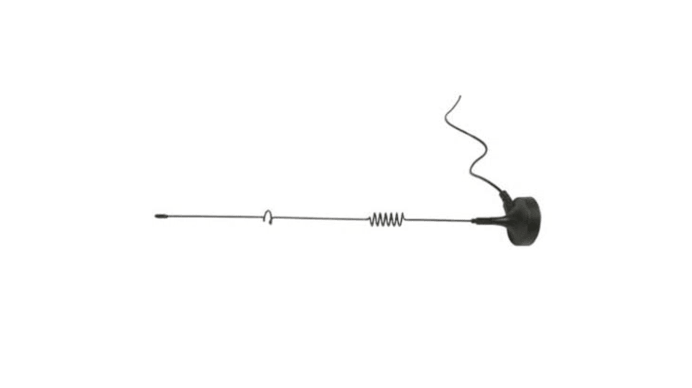 Siretta MIKE2A/3M/LL1/SMAM/S/S/26 Whip Multiband Antenna with SMA Connector, 2G (GSM/GPRS), 3G (UTMS), 4G, 4G (LTE