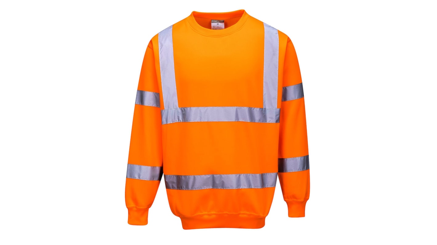 RS PRO Orange Men Hi Vis Sweatshirt, M