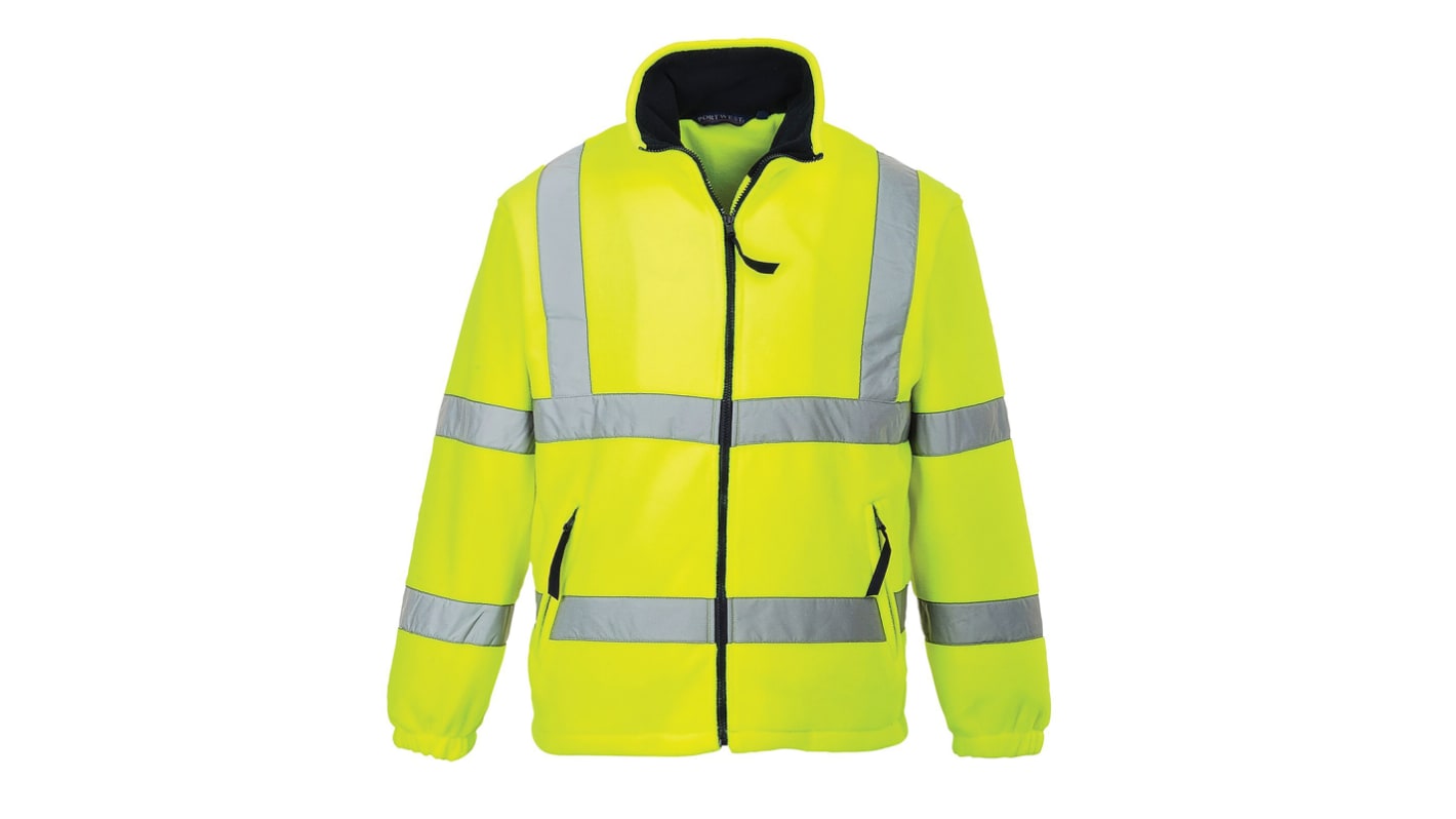 Portwest Yellow Men Hi Vis Fleece, S