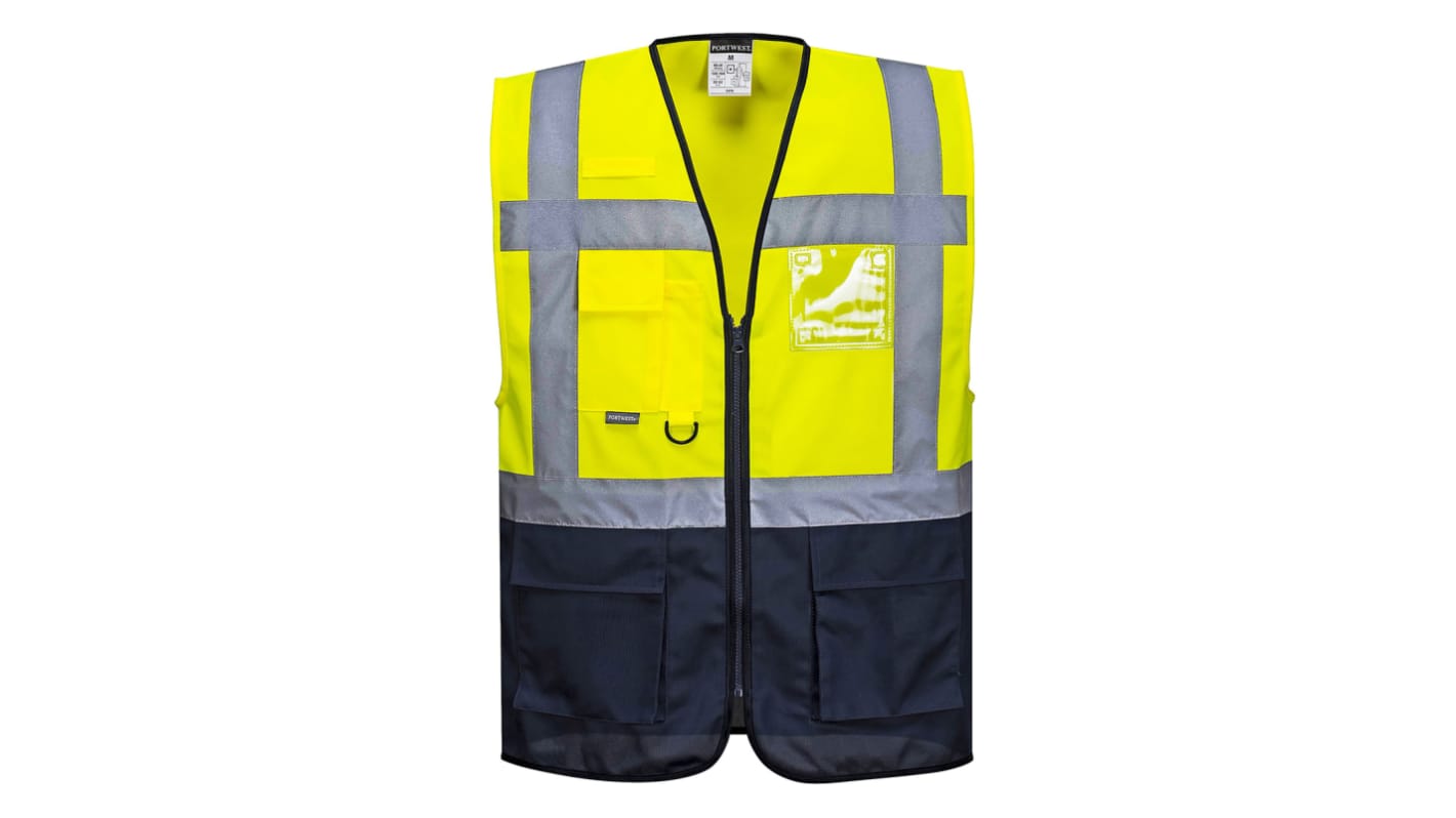 RS PRO Yellow Hi Vis Vest, XL