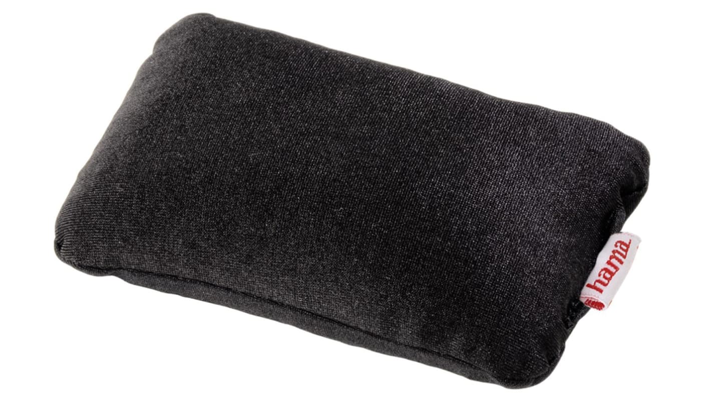 Hama Black Lycra Plastic Material, Polyethylene (PE) Wrist Rest 134 x 96 x 9mm 9mm Height