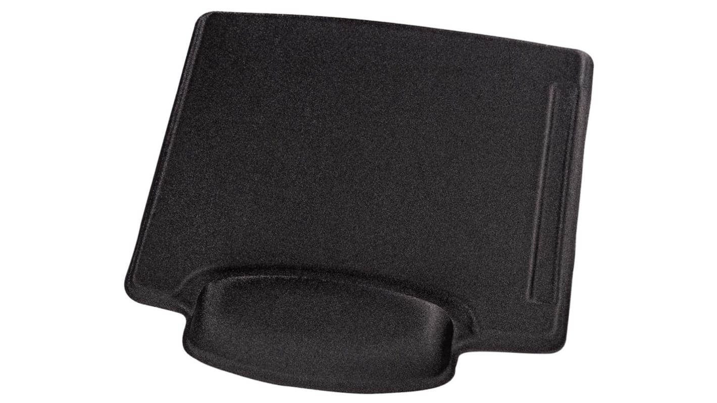 Hama Black Fabric Mouse Pad & Wrist Rest 229 x 218 x 22mm 22mm Height