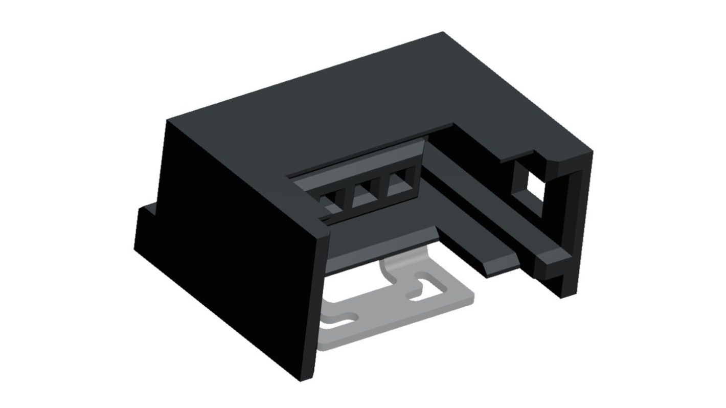 TE Connectivity 4-Way RITS Connector for PCB Mount, 1-Row