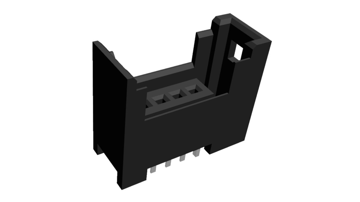 TE Connectivity RITS 连接器, 4p, 2.0mm间距, PCB安装, 焊接端接, 直向, RITS系列