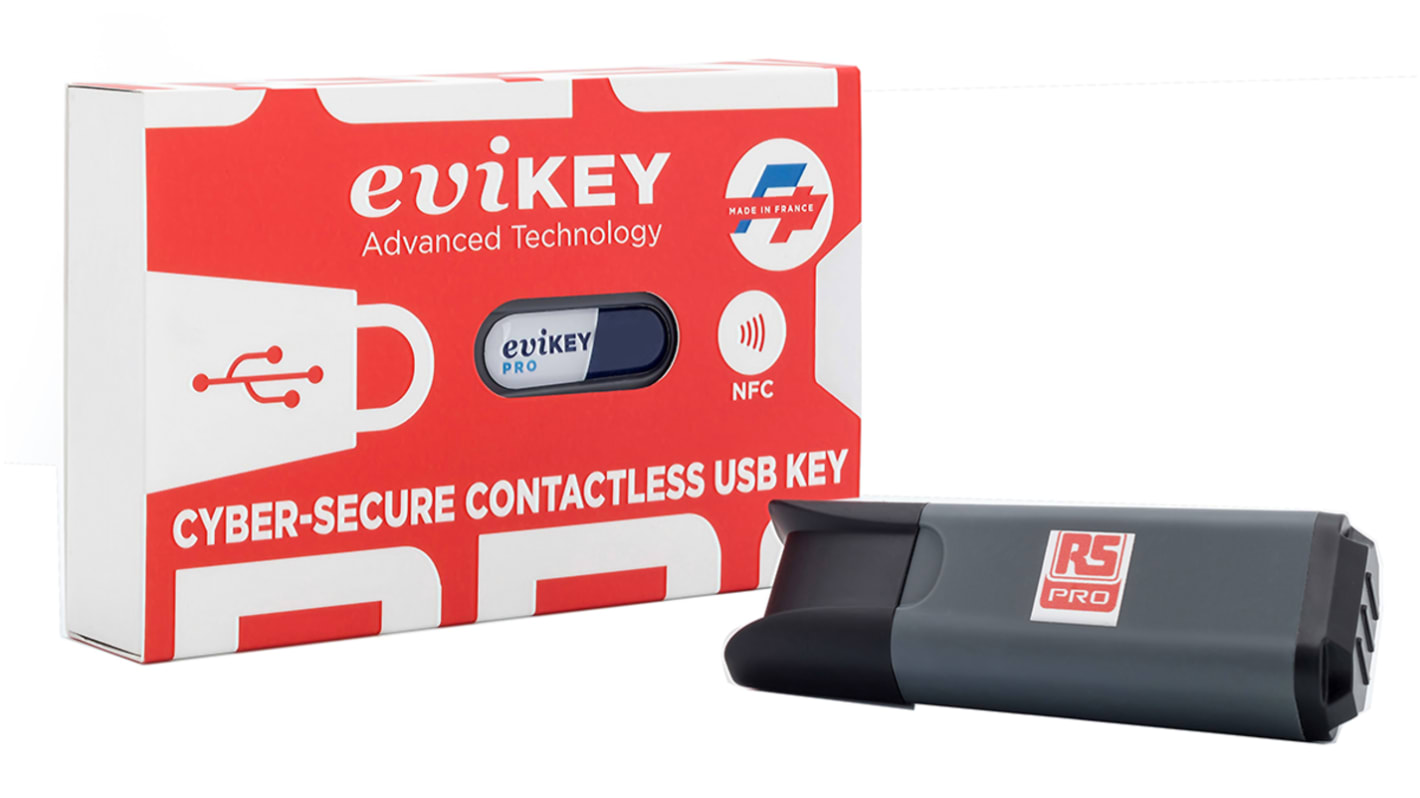 RS PRO eviKEY-NFC Pro 64 GB USB 2.0 USB Stick