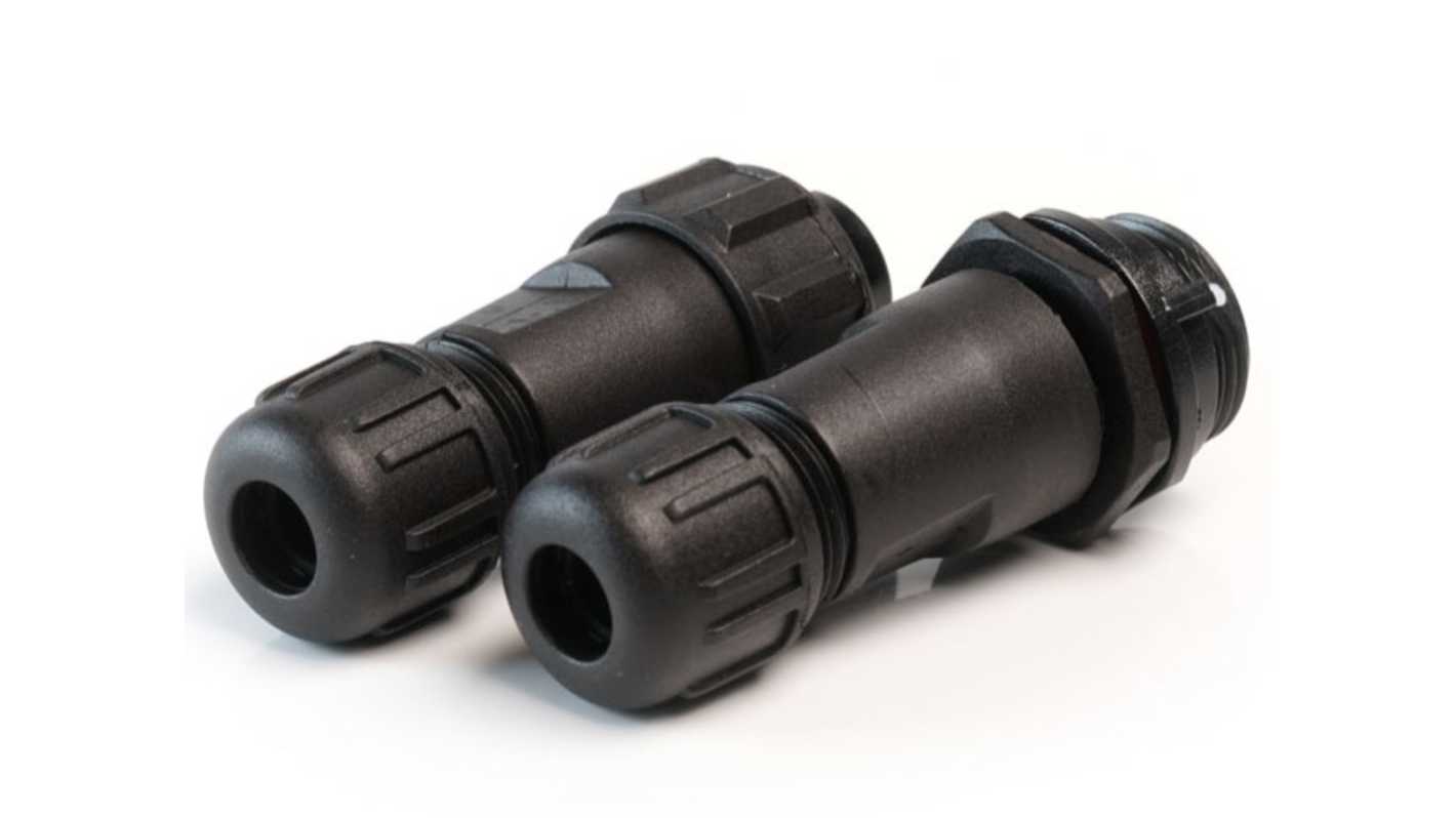 RS PRO Circular Connector, 3 Contacts, Cable Mount, Miniature Connector, Plug and Socket, Male and Female Contacts, IP68