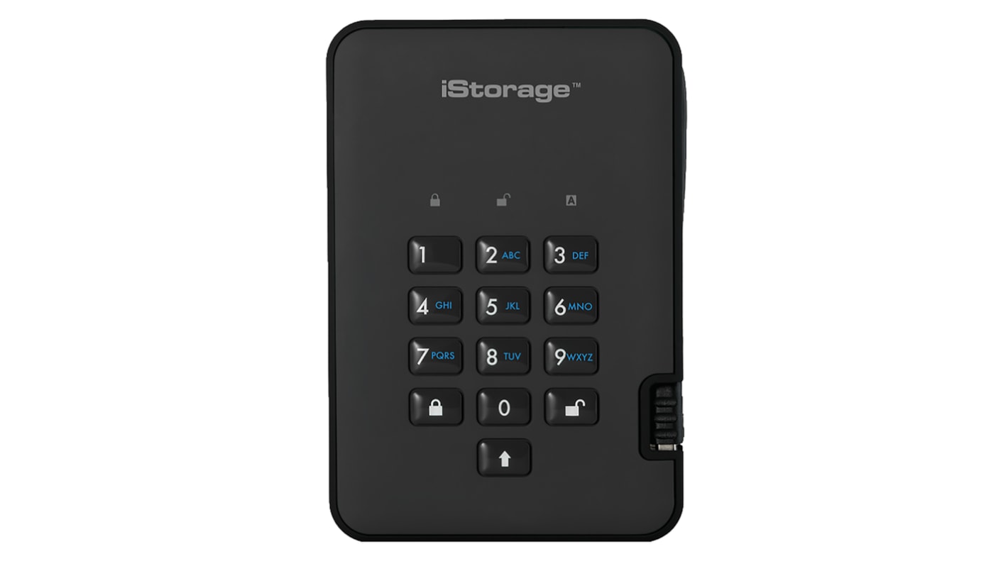 iStorage diskAshur2 Externe Festplatte USB 3.1, 1 TB, HDD