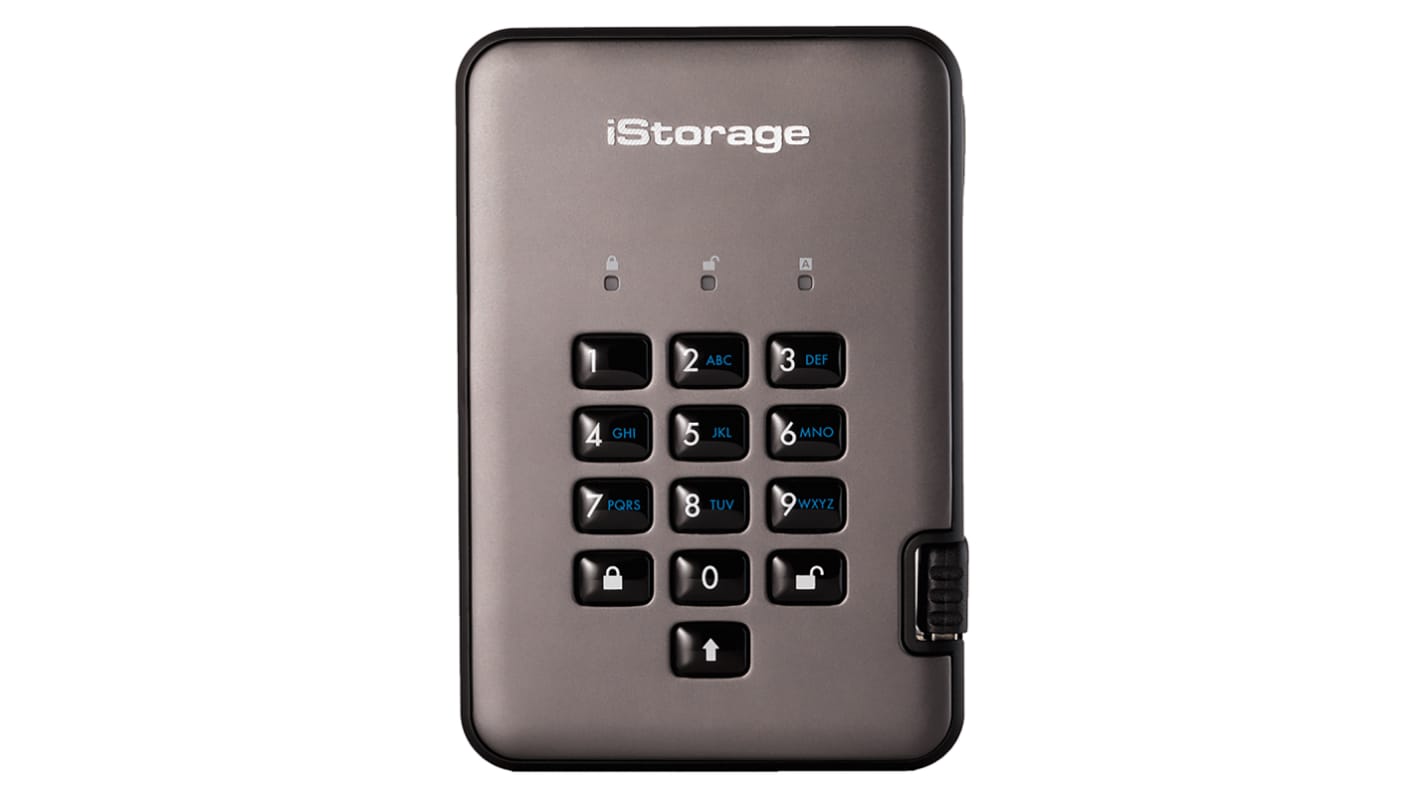 iStorage diskAshur PRO2 Externe Festplatte USB 3.1, 1 TB, HDD