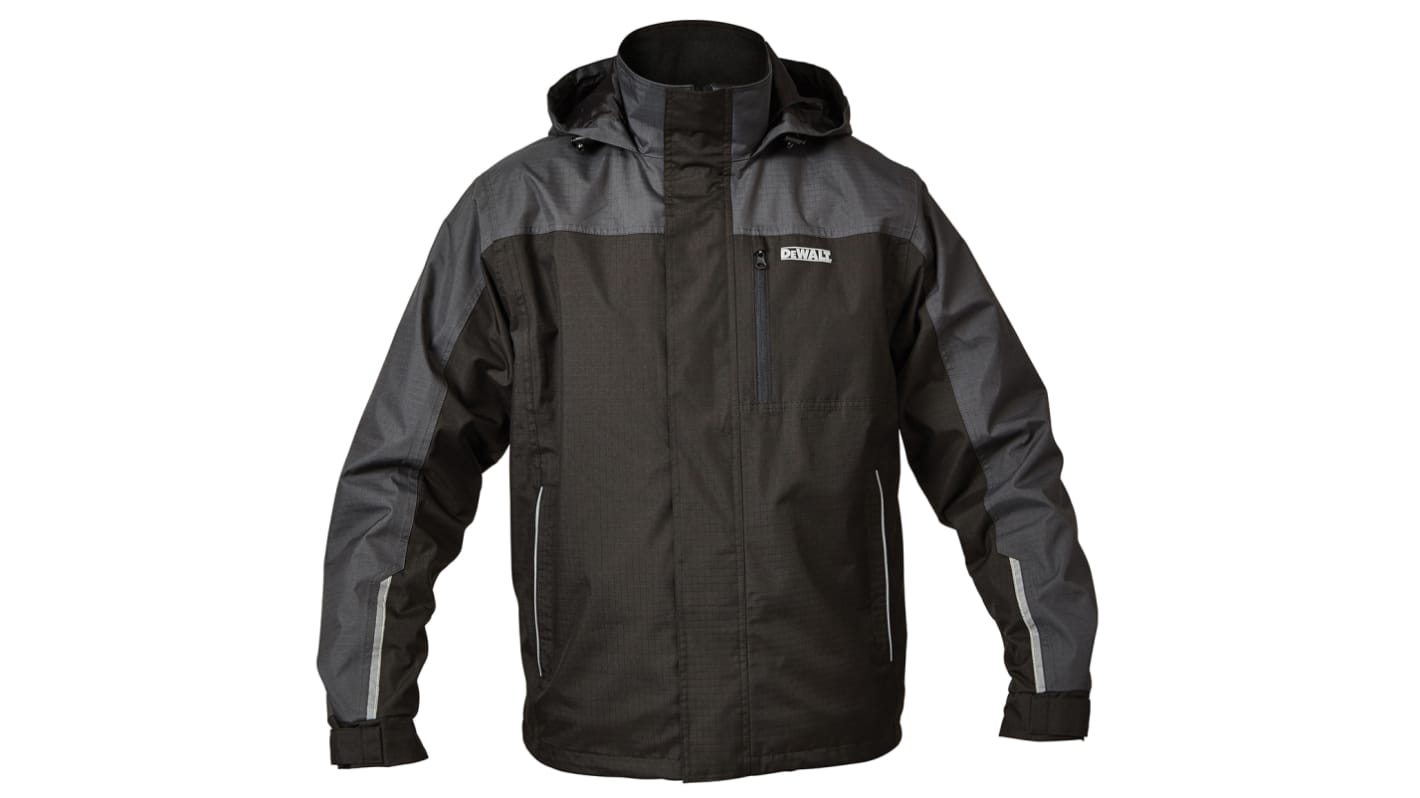 Dewalt Storm Herren Arbeitsjacke, wasserdicht Polyester Grau, Größe M