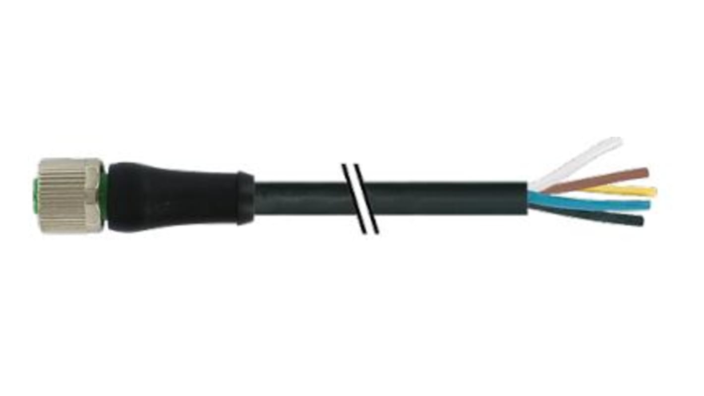 Kabel zasilający ze złączem Złącze M12 liczba rdzeni 5 długość 3m Rodzaj A Żeńskie