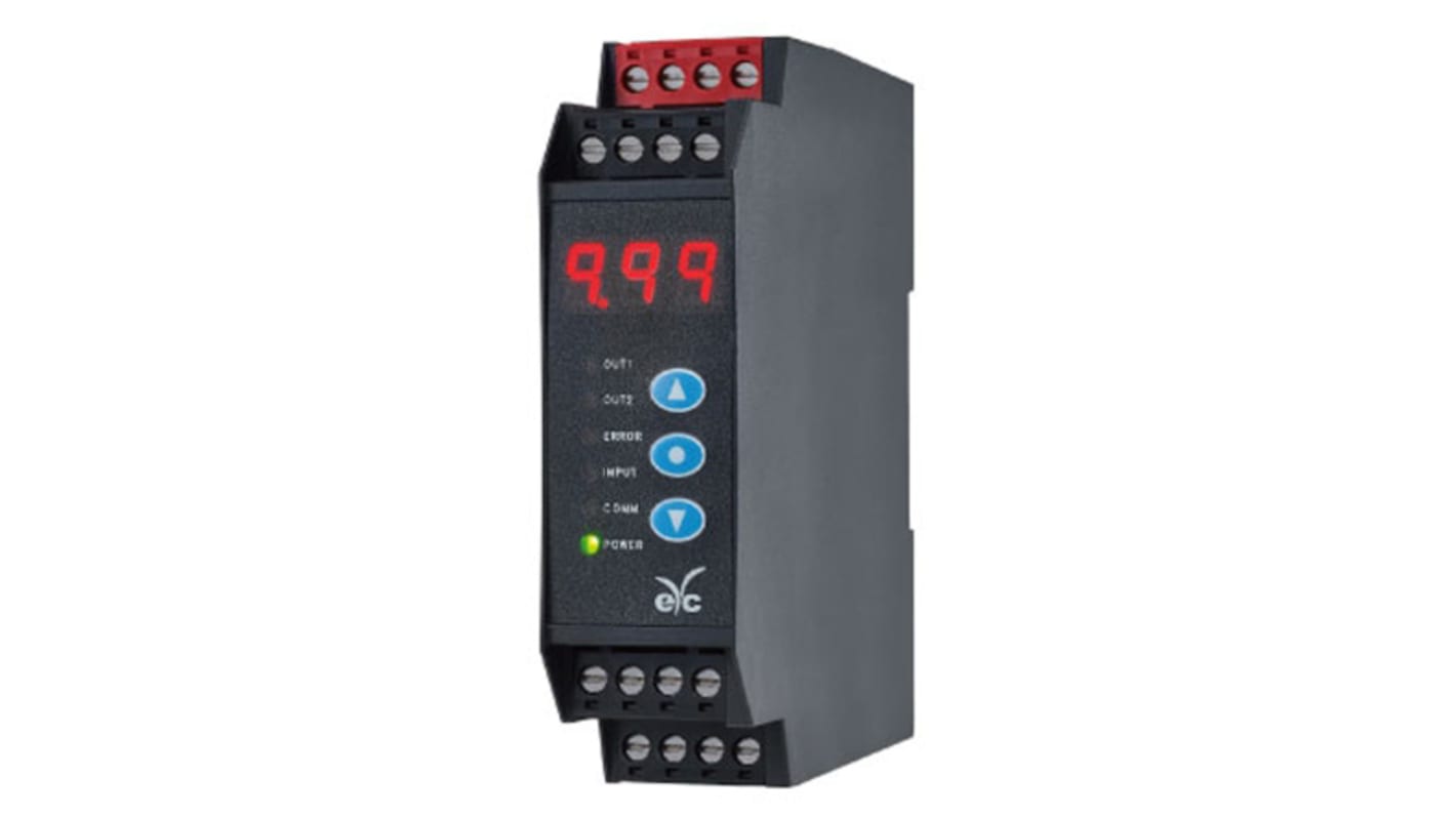 EYC EYC DPT02 Series Signal Conditioner, Universal Input, Analogue, PNP, NPN, RS-485 Output, 85 → 253V ac Supply