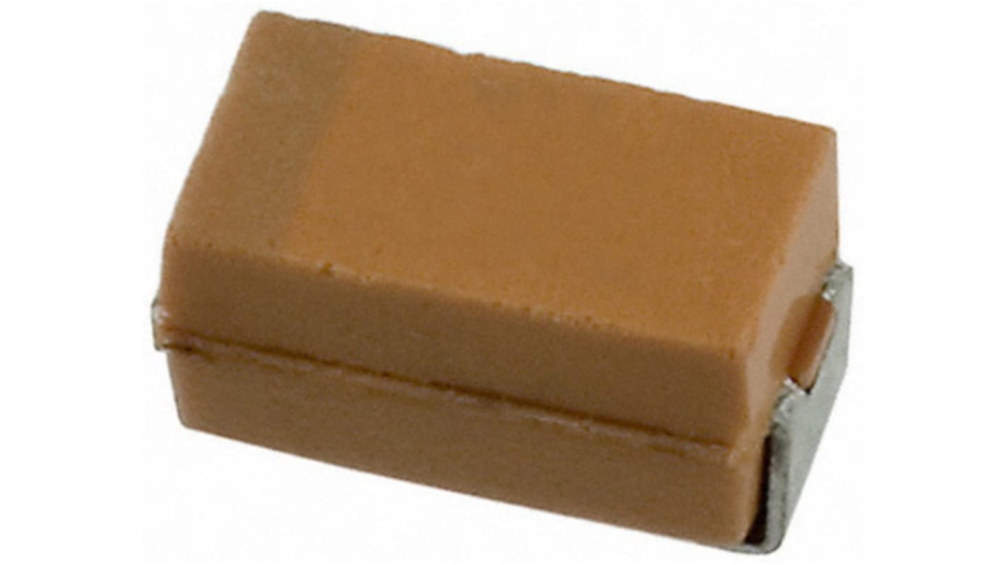 KYOCERA AVX 4.7μF Niobium Capacitor 6.3V dc ±20%, Surface Mount 3.2mm, NOJ