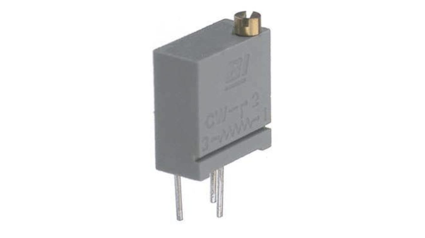 TT ElectronicsBI Trimpotentiometer 5kΩ ±10% ±100ppm/°C 0.5W 20-omgangs, Hulmontering, Loddeben, 67 Serien