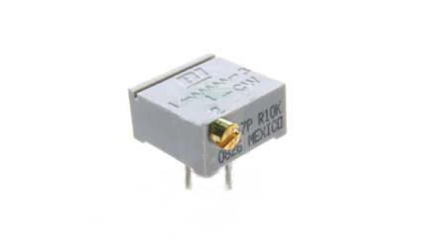 TT ElectronicsBI Trimpotentiometer 10kΩ ±10% ±100ppm/°C 0.5W 20-omgangs, Hulmontering, Loddeben, 67 Serien