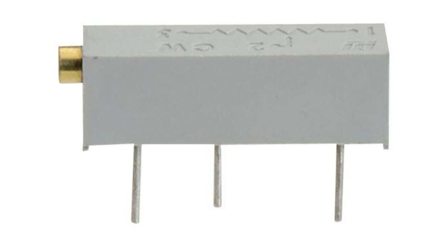 TT ElectronicsBI 半固定抵抗器（トリマポテンショメータ） 500kΩ スルーホール 20回転型 89PR500KLFTB