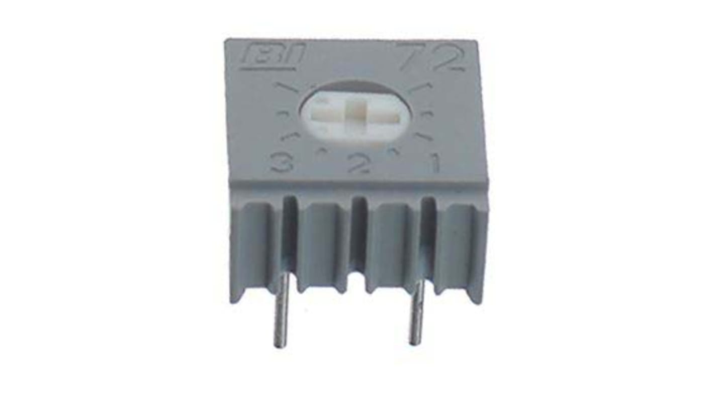 1kΩ, Through Hole Trimmer Potentiometer 0.5W Top Adjust TT ElectronicsBI, 82