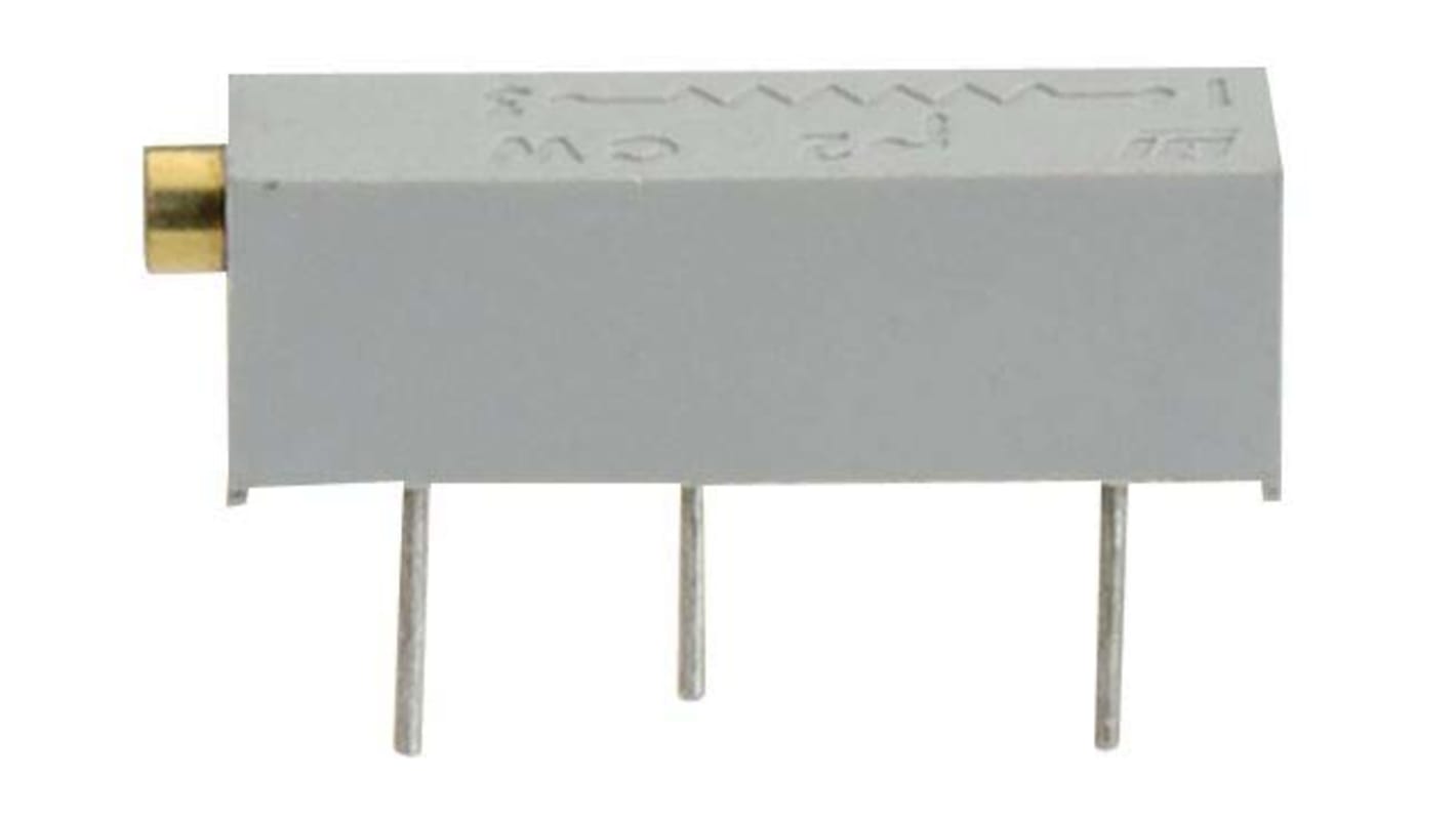 TT ElectronicsBI 半固定抵抗器（トリマポテンショメータ） 5kΩ スルーホール 20回転型 89PR5KLFTB