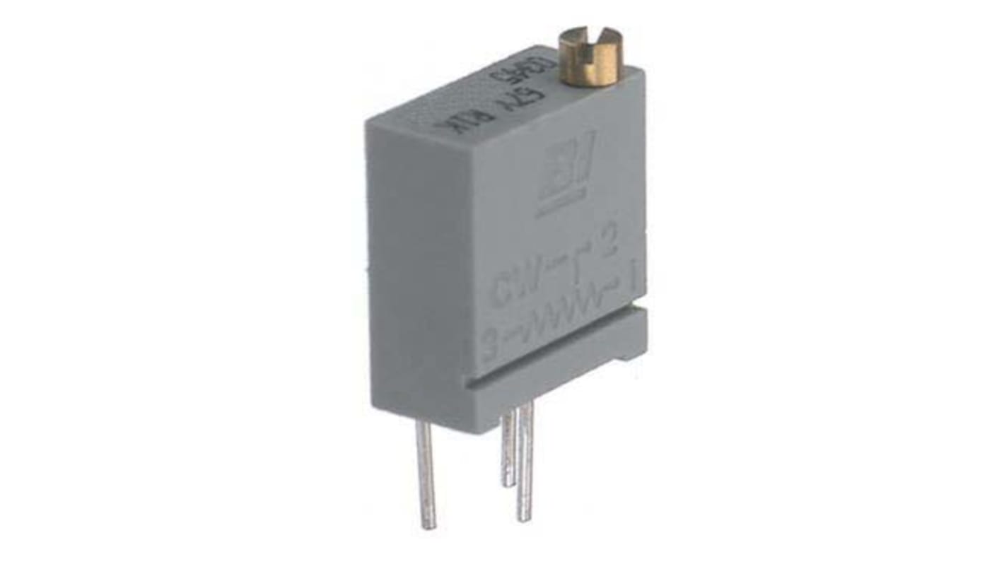 TT ElectronicsBI Trimpotentiometer 5kΩ ±10% ±100ppm/°C 0.5W 20-omgangs, Hulmontering, Loddeben, 67 Serien